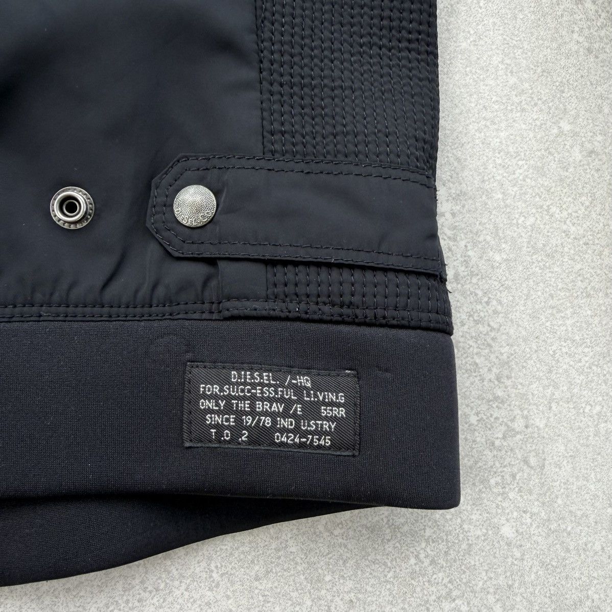 Diesel Diesel Teflon Fabric Protection Rider Zipper Bomber Jacket Size US L / EU 52-54 / 3 - 12 Thumbnail