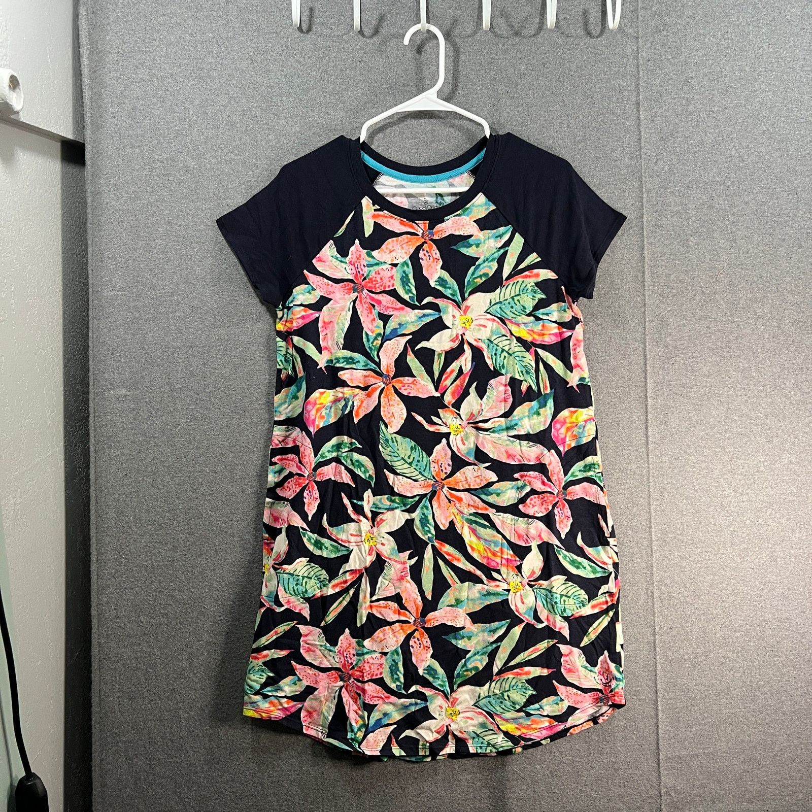 Other Duddl Duds Cotton Core Raglan Sleep Shirt Navy Size XS / US 0-2 / IT 36-38 - 1 Thumbnail