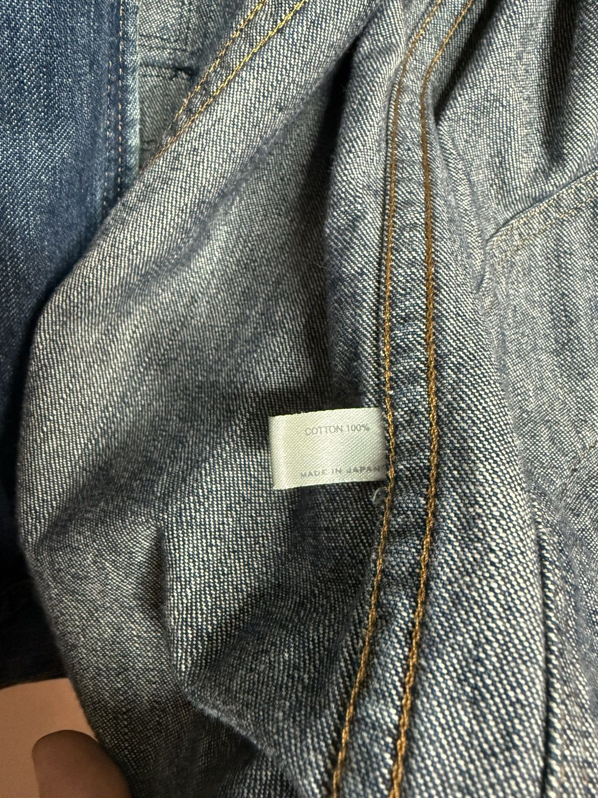 Number (N)ine Number Nine SS02 Modern Age Poem Denim Jacket Size US L / EU 52-54 / 3 - 11 Thumbnail