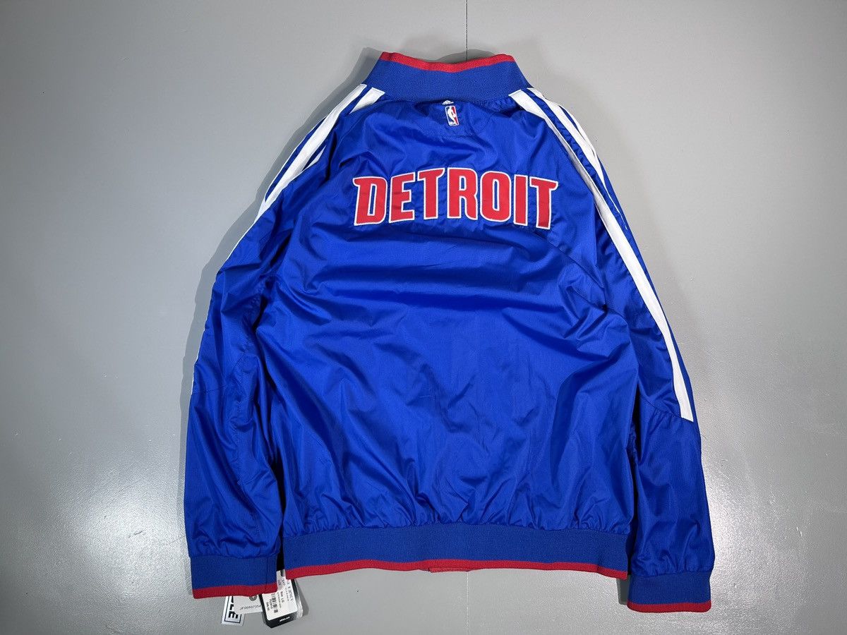 Adidas × NBA × Vintage Adidas Detroit Pistons NBA Pull Over Double Sides Jacket S Size US S / EU 44-46 / 1 - 4 Thumbnail