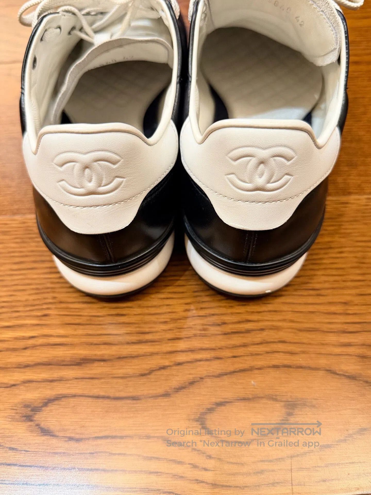 Chanel Chanel 24A Black Classic Sneakers Size 42. Size US 9 / EU 42 - 4 Thumbnail