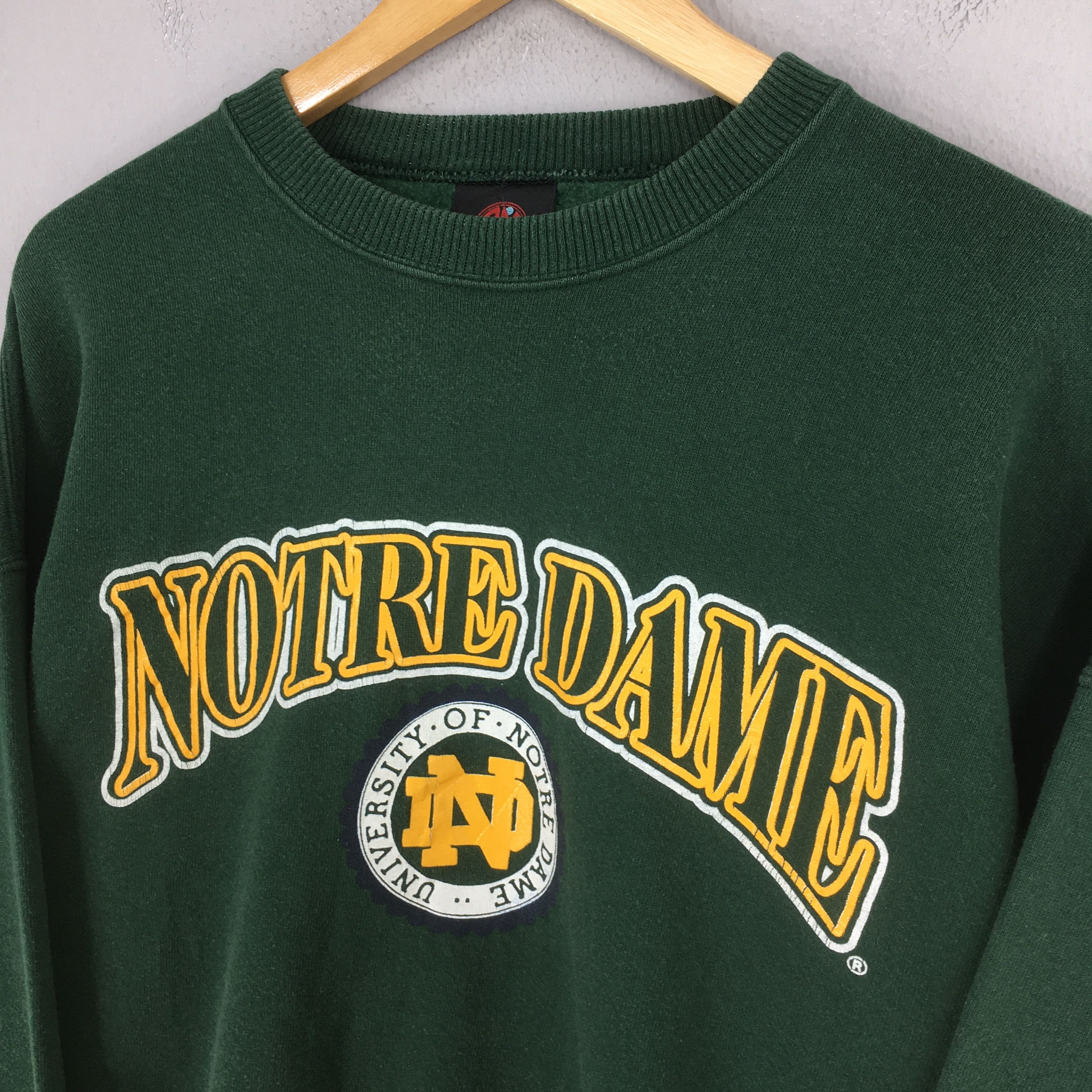 NCAA × Vintage Vintage University Notre Dame Sweatshirt XLarge Size US XL / EU 56 / 4 - 3 Thumbnail