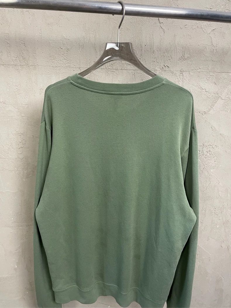 Loewe LOEWE Gray and green embroidered orange Logo round neck sw Size XL / US 12-14 / IT 48-50 - 4 Thumbnail