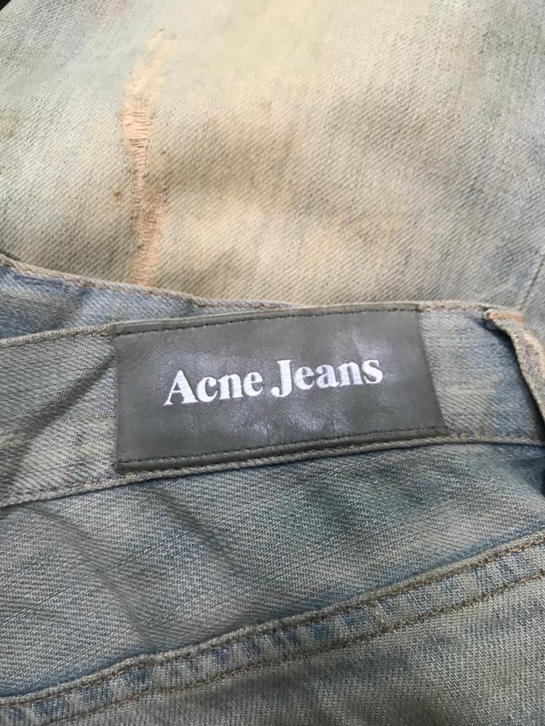 Acne Studios Acne Jeans Rusty Mud Distressed Denim Pants Size 31" - 5 Thumbnail