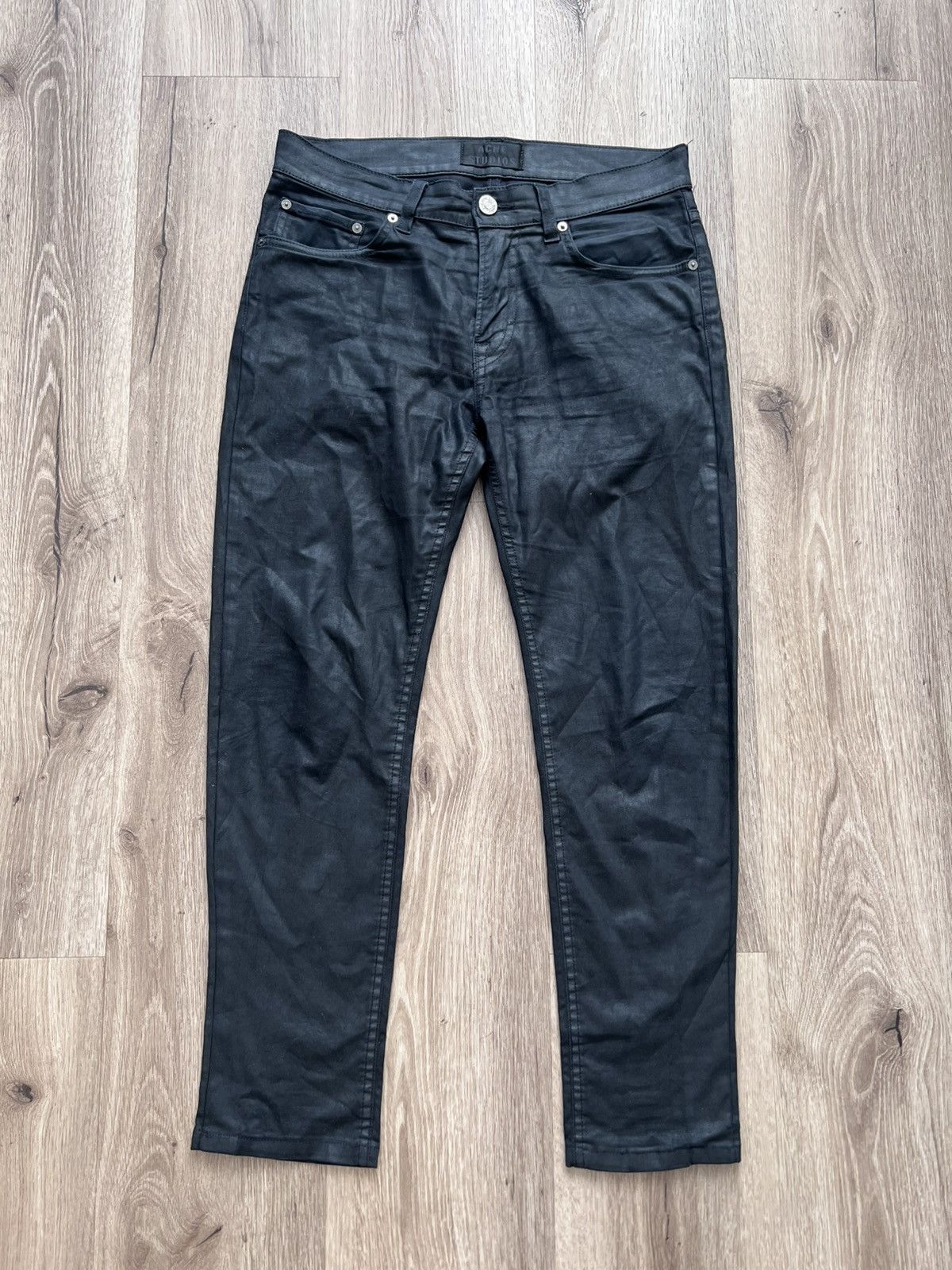 Acne Studios Acne Studios Ace Pleather Jeans Size US 29 - 1 Thumbnail
