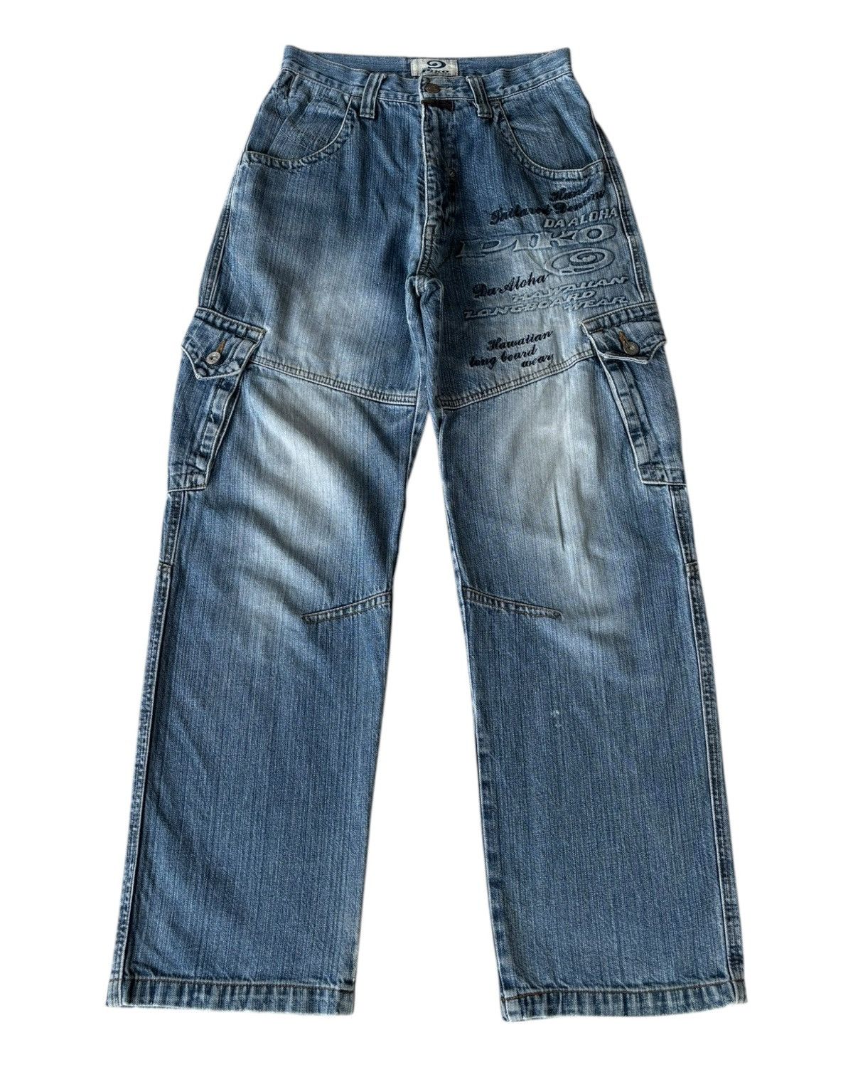 Hysteric Glamour VINTAGE PIKO HAWAIIAN BAGGY CARGO PANTS JEANS Size US 27 - 1 Thumbnail