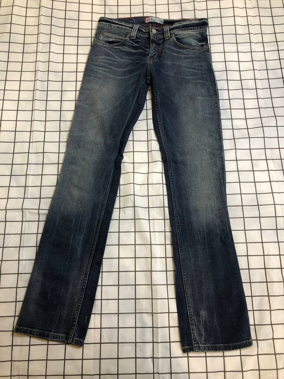 Levi's Levi's 550 Jeans Relaxed Bootcut Denim Tall Stretch Med Blue Size US 32 / EU 48 - 1 Thumbnail