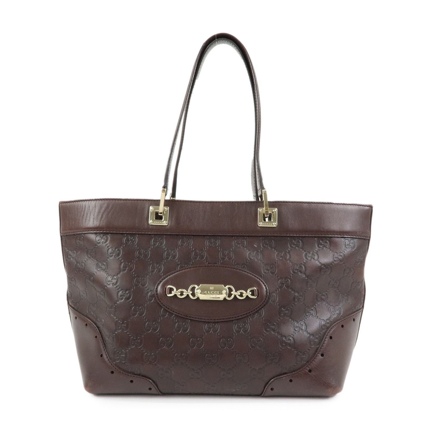 Gucci Gucci Guccissima Leather Tote Brown Size ONE SIZE - 1 Thumbnail