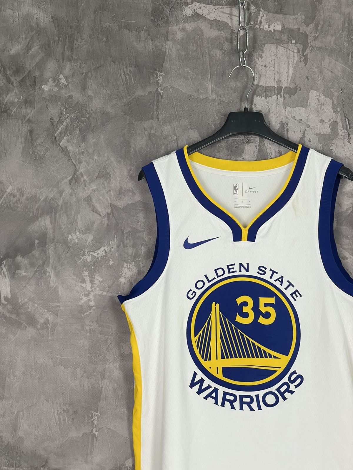 NBA Kevin Durant Nike Authentic Golden State Warriors Jersey Size US M / EU 48-50 / 2 - 3 Thumbnail