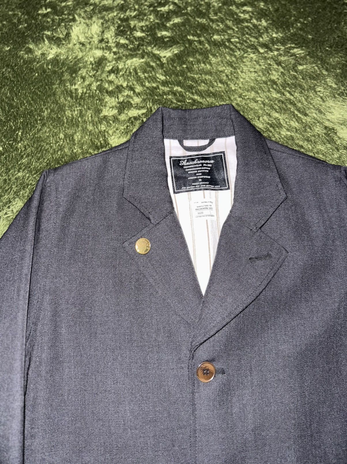 ANACHRONORM [1] ANACHRONORM Tailored Wool Blazer Jacket made in japan Size US S / EU 44-46 / 1 - 2 Thumbnail