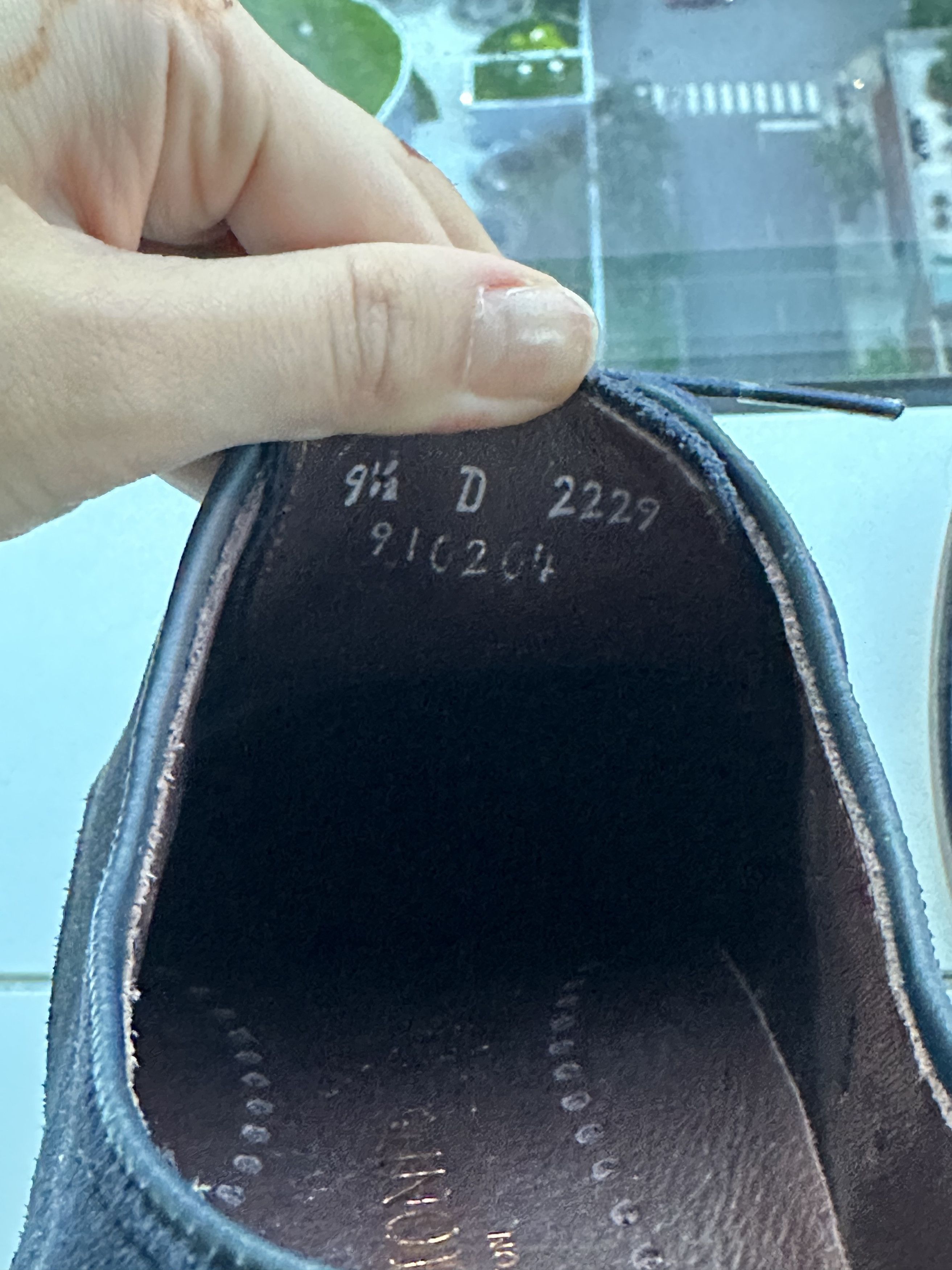 Allen Edmonds Allen Edmonds Nomad Buck Plain Toe Derby Navy Blue Suede Size US 9.5 / EU 42-43 - 4 Thumbnail