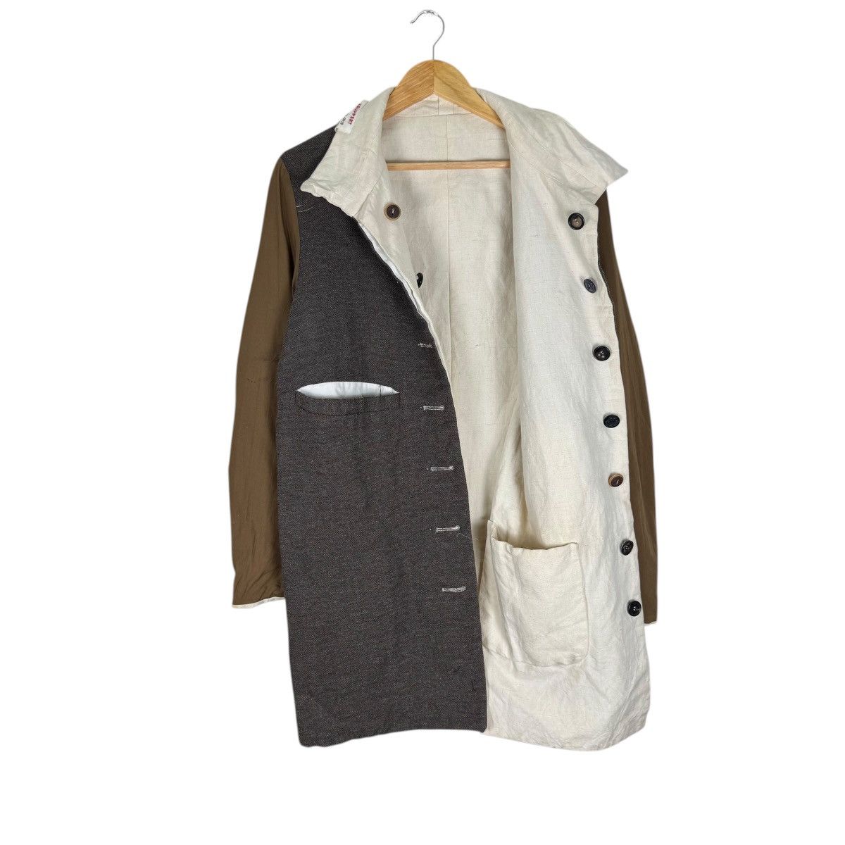 KLASICA ☀️KLASICA JAPAN REVERSIBLE HERRINGBONE LONG JACKET Size US M / EU 48-50 / 2 - 7 Thumbnail