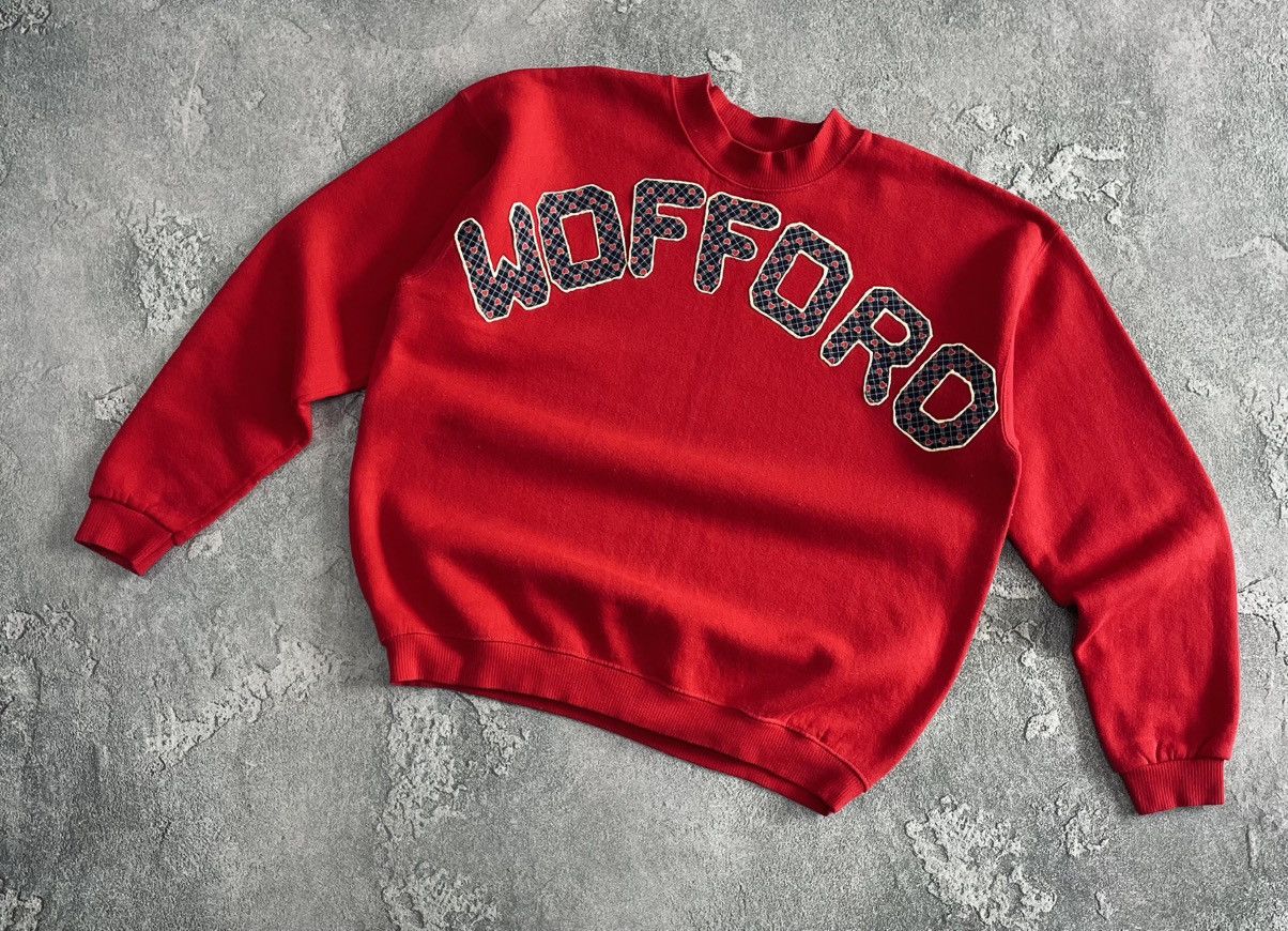 Lee Vintage 90’s LEE Wofford College USA Oversized Sweatshirt Size US XL / EU 56 / 4 - 1 Thumbnail