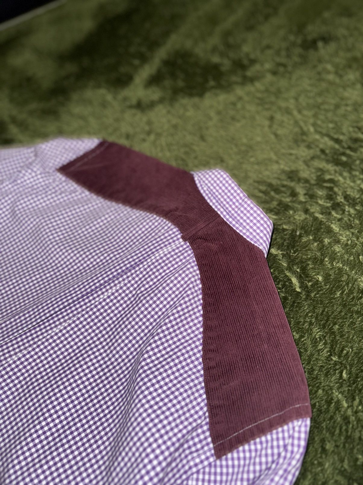 Junya Watanabe [S] Junya Watanabe 11AW Gingham Check Corduroy Patch Shirt Size US S / EU 44-46 / 1 - 9 Thumbnail