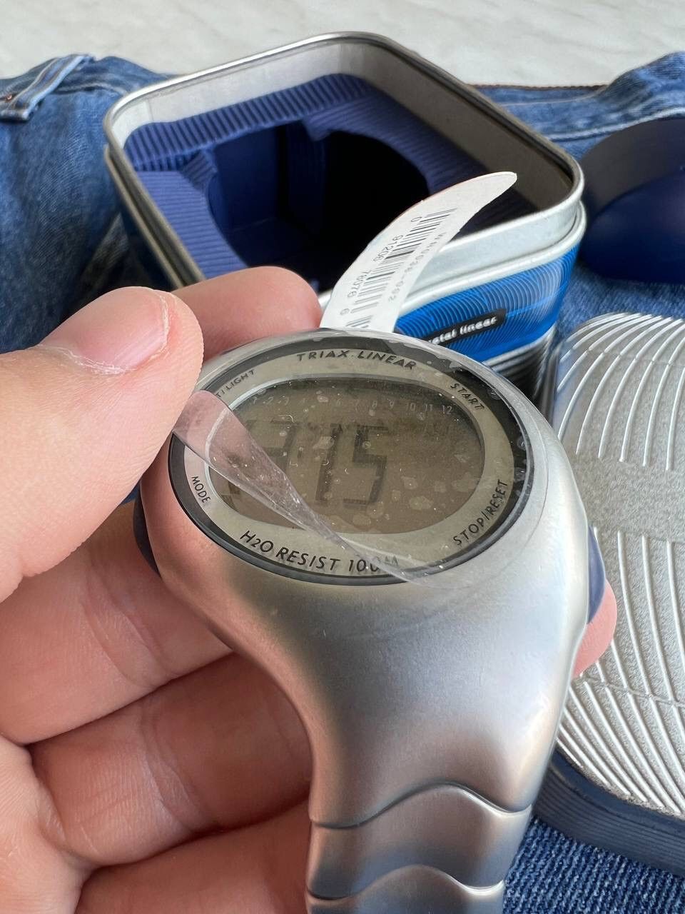 Nike BRAND NEW 2001 Nike Linear Triax Metal Watch Steel Y2K RARE Size ONE SIZE - 9 Thumbnail