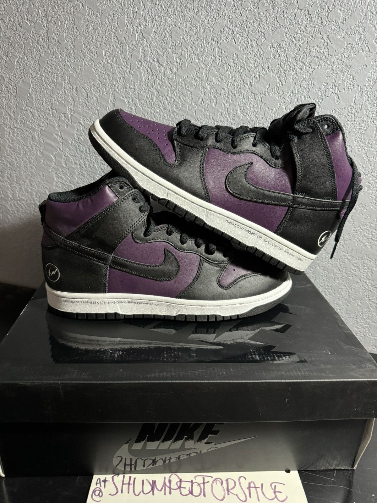 Nike Nike dunk high Fragment Beijing size 9 mens Size US 9 / EU 42 - 2 Thumbnail