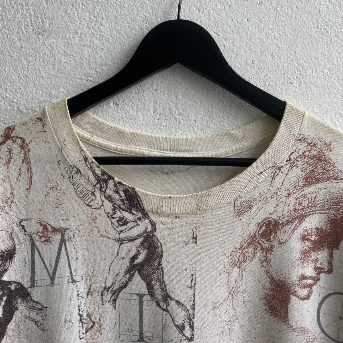 Vintage Vintage 90's Michelangelo Artwork Shirts Size US L / EU 52-54 / 3 - 4 Thumbnail
