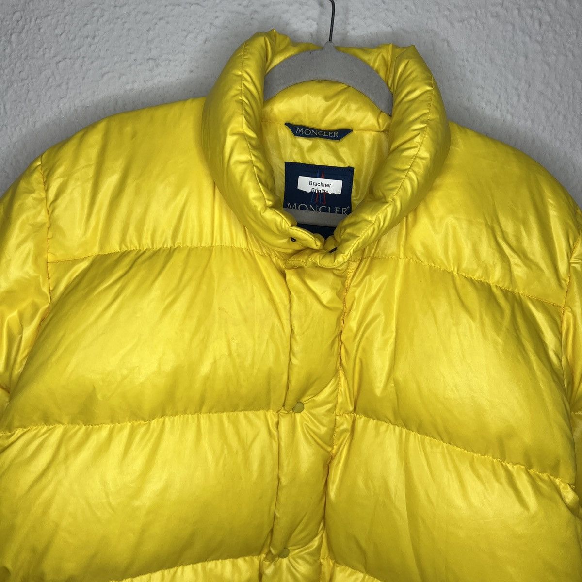 Moncler × Vintage Vintage 90s Moncler Puffer Down Jacket Yellow Rare Hype Size US L / EU 52-54 / 3 - 5 Thumbnail