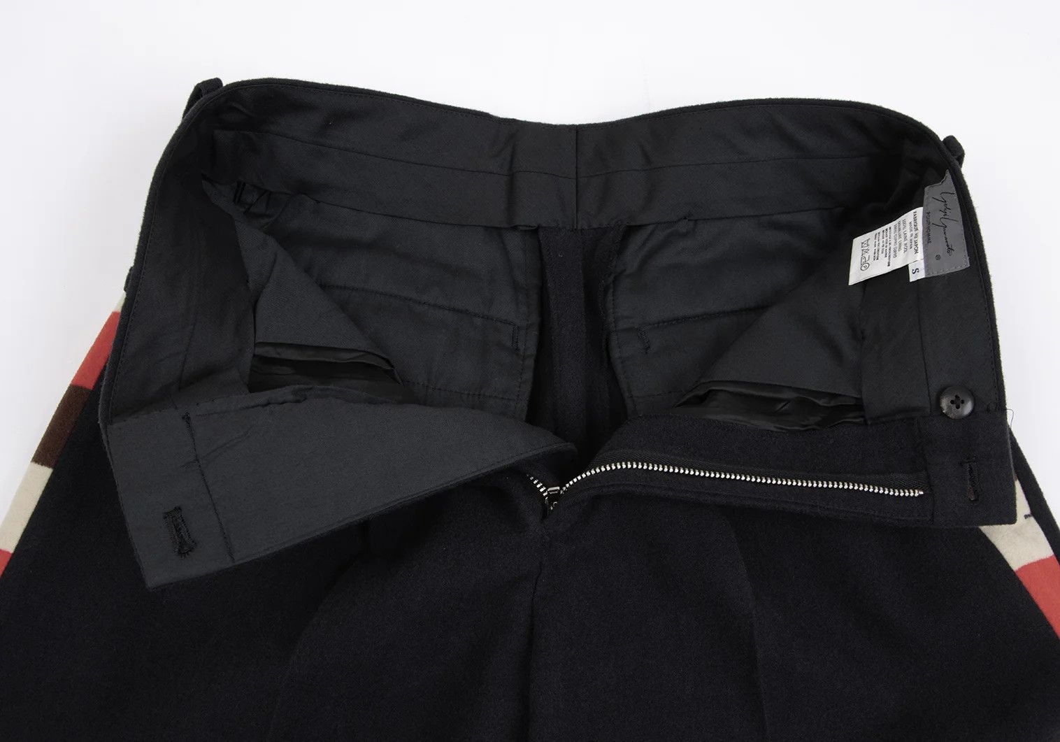 Yohji Yamamoto Yohji Yamamoto Felt Wool Pants Dark Navy S Size US 30 / EU 46 - 6 Thumbnail