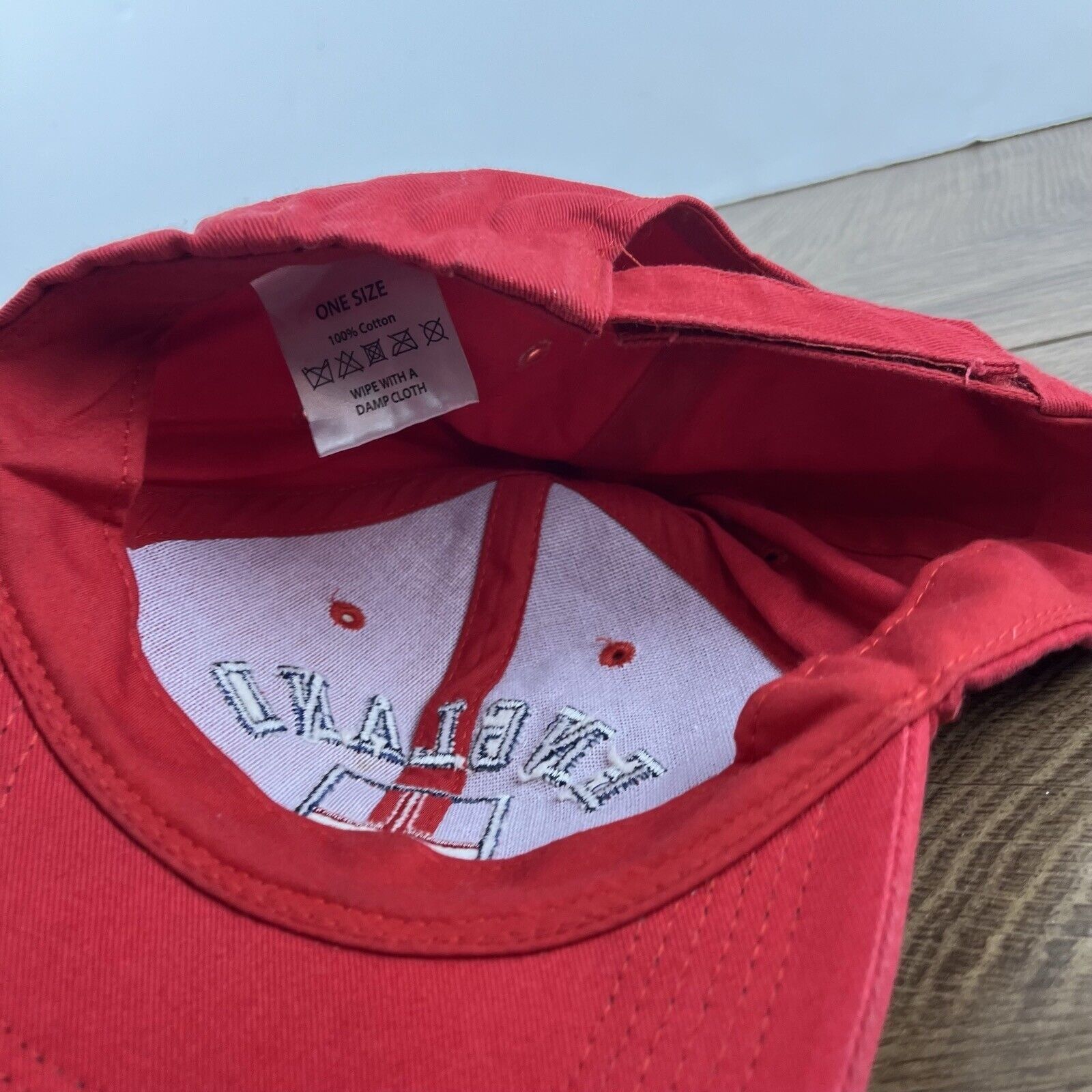 Other England Hat England Baseball Hat Red Adjustable Hat Red Adul Size ONE SIZE - 14 Thumbnail