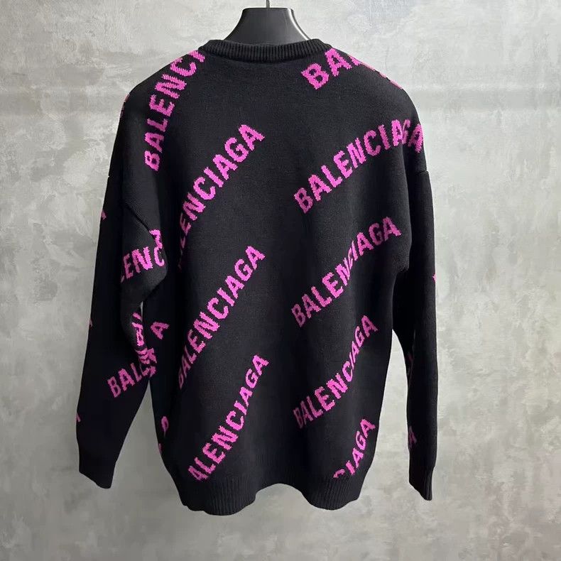 Balenciaga Balenciaga Black crew neck pullover long-sleeved sweater Size US S / EU 44-46 / 1 - 5 Thumbnail