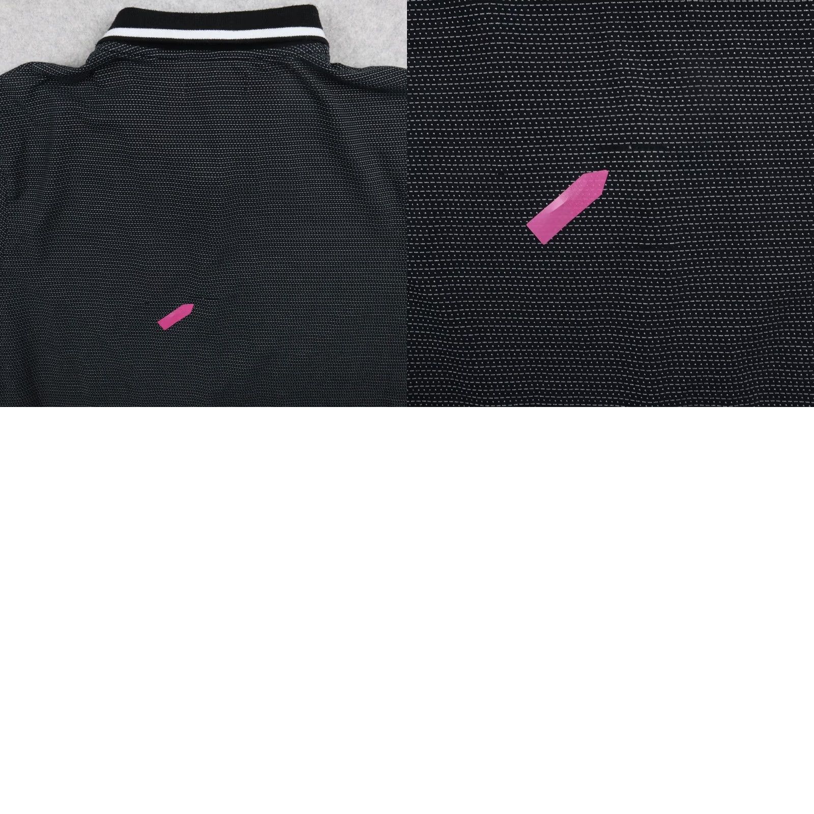 Guess GUESS Polo Shirt Mens Large 1/4 Zip Casual Knit Logo Black Pattern Short Sleeve Polo Size US L / EU 52-54 / 3 - 8 Thumbnail