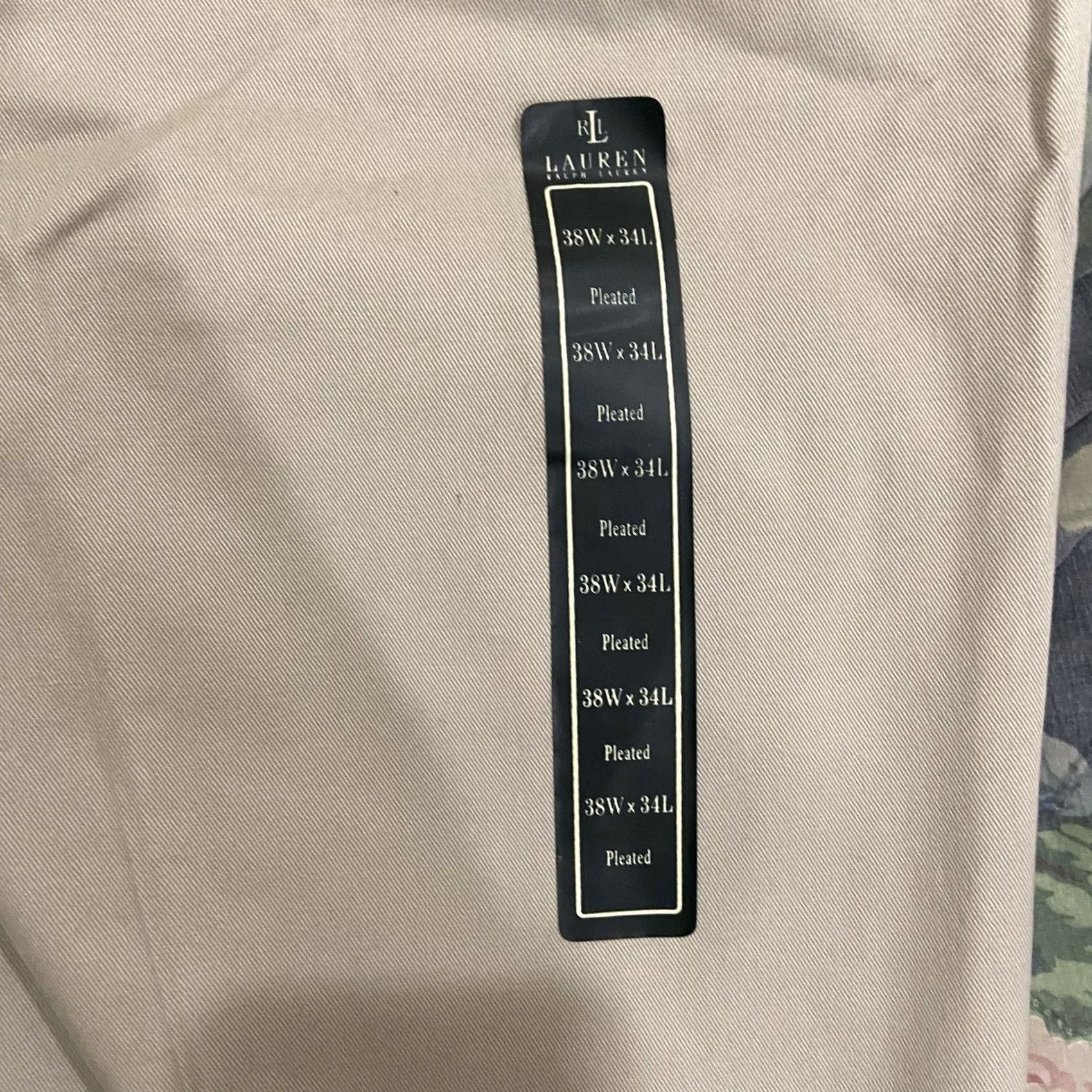 Ralph Lauren Lauren Ralph Lauren Pants Men NWT Total Comfort Flat Front Straight Leg Dress Gray 100% Cotton W38 L34 Size US 34 / EU 50 - 6 Thumbnail