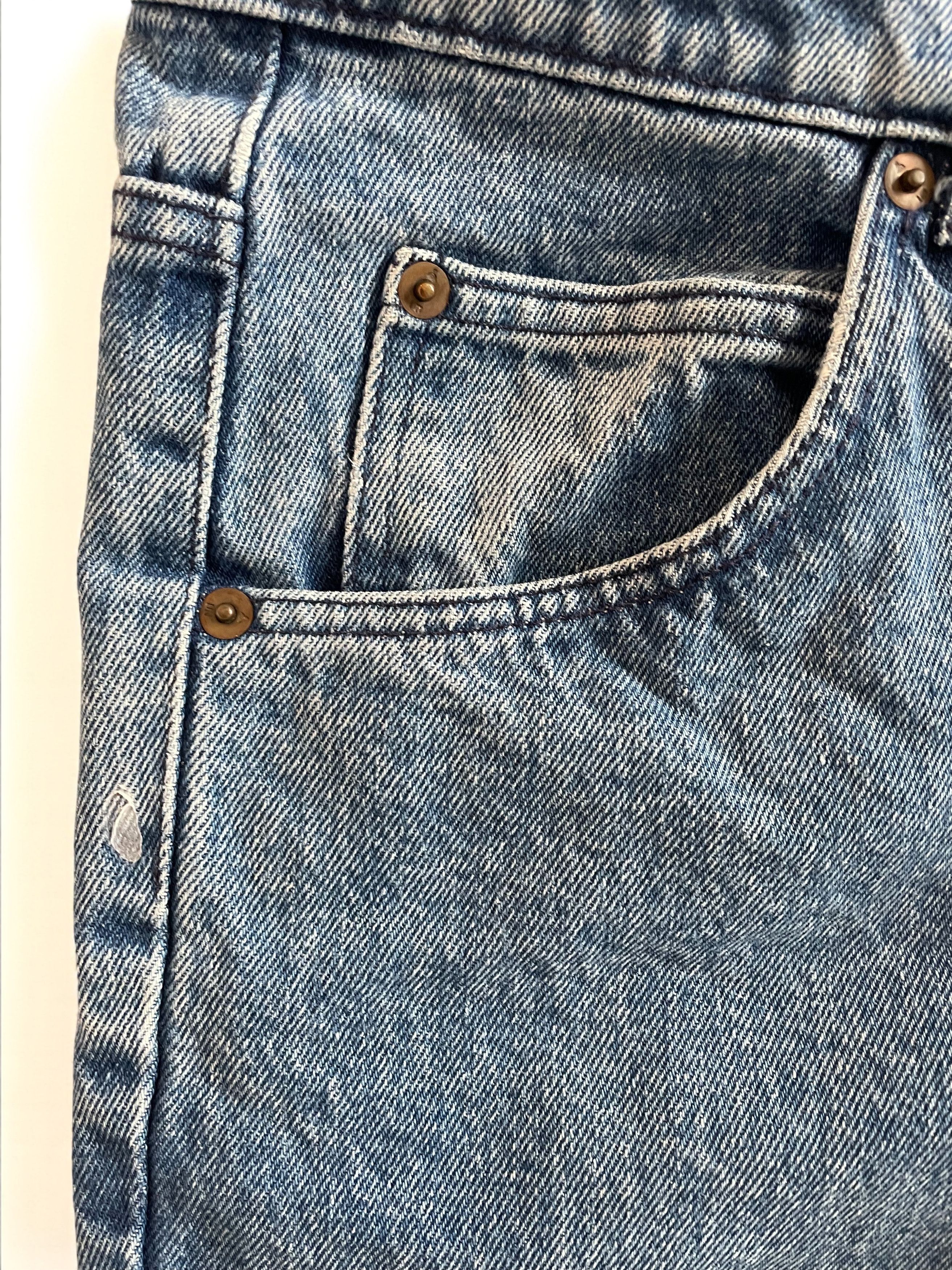 Valentino Vintage 90s Valentino Blue Jeans 38 XXL Size US 38 / EU 54 - 6 Thumbnail