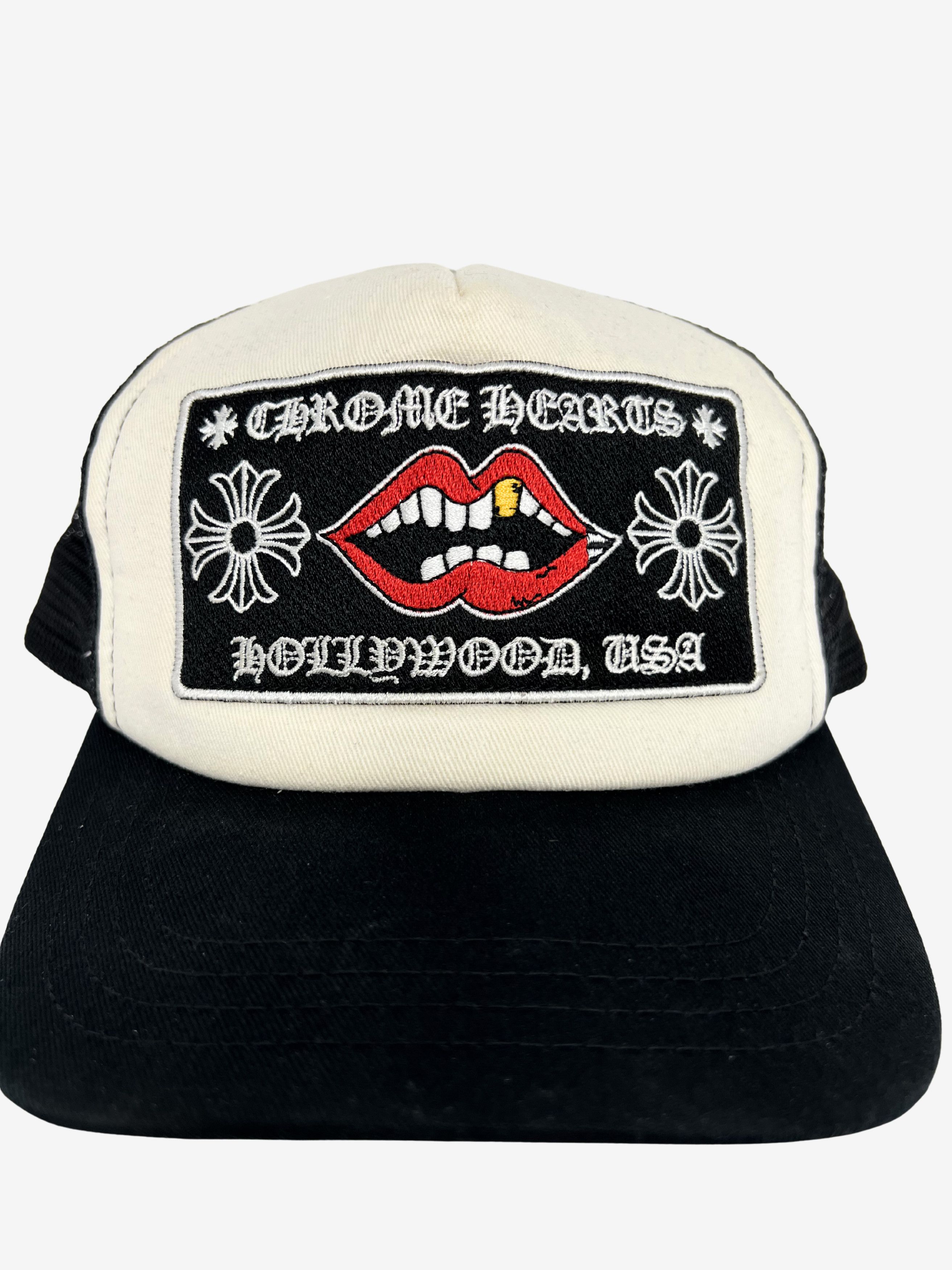 Chrome Hearts Chrome Hearts Matty Boy White Chomper Trucker Hat Size ONE SIZE - 2 Thumbnail