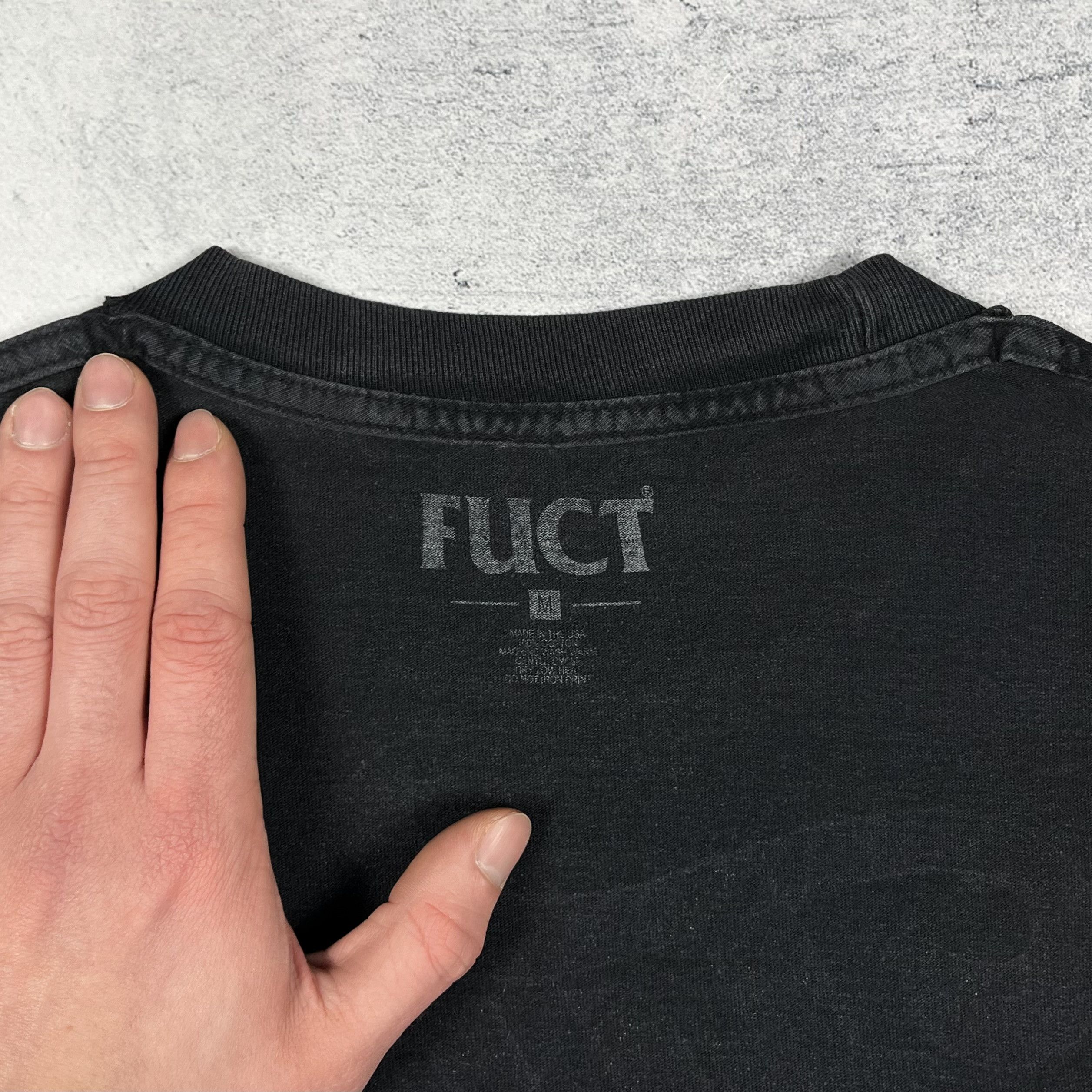 FUCT FUCT Big Logo Pocket Faded T Shirt Size US M / EU 48-50 / 2 - 17 Thumbnail