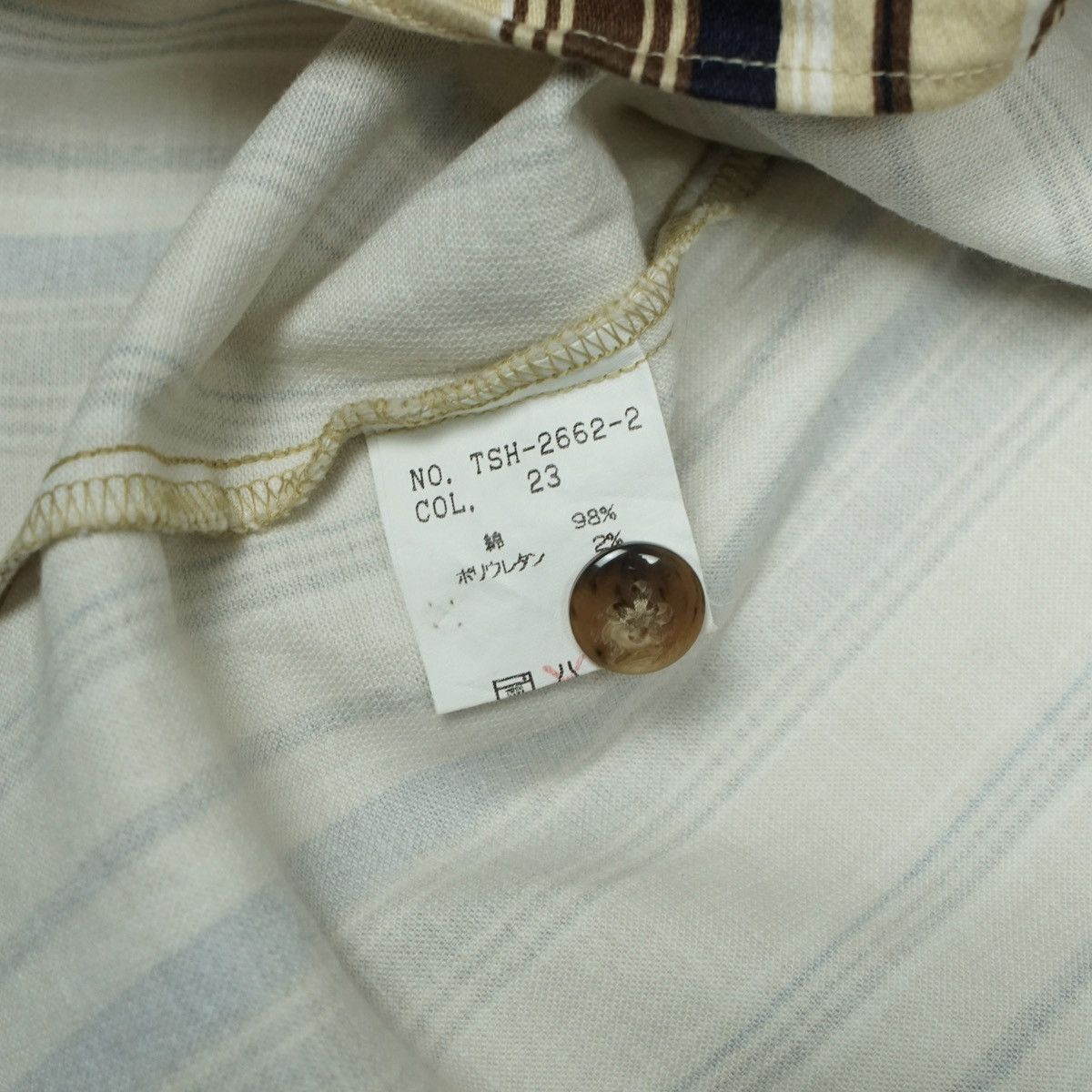 Tornado Mart *NoTariff Tornado Mart Japan Stripe LS Shirt Size US L / EU 52-54 / 3 - 5 Thumbnail