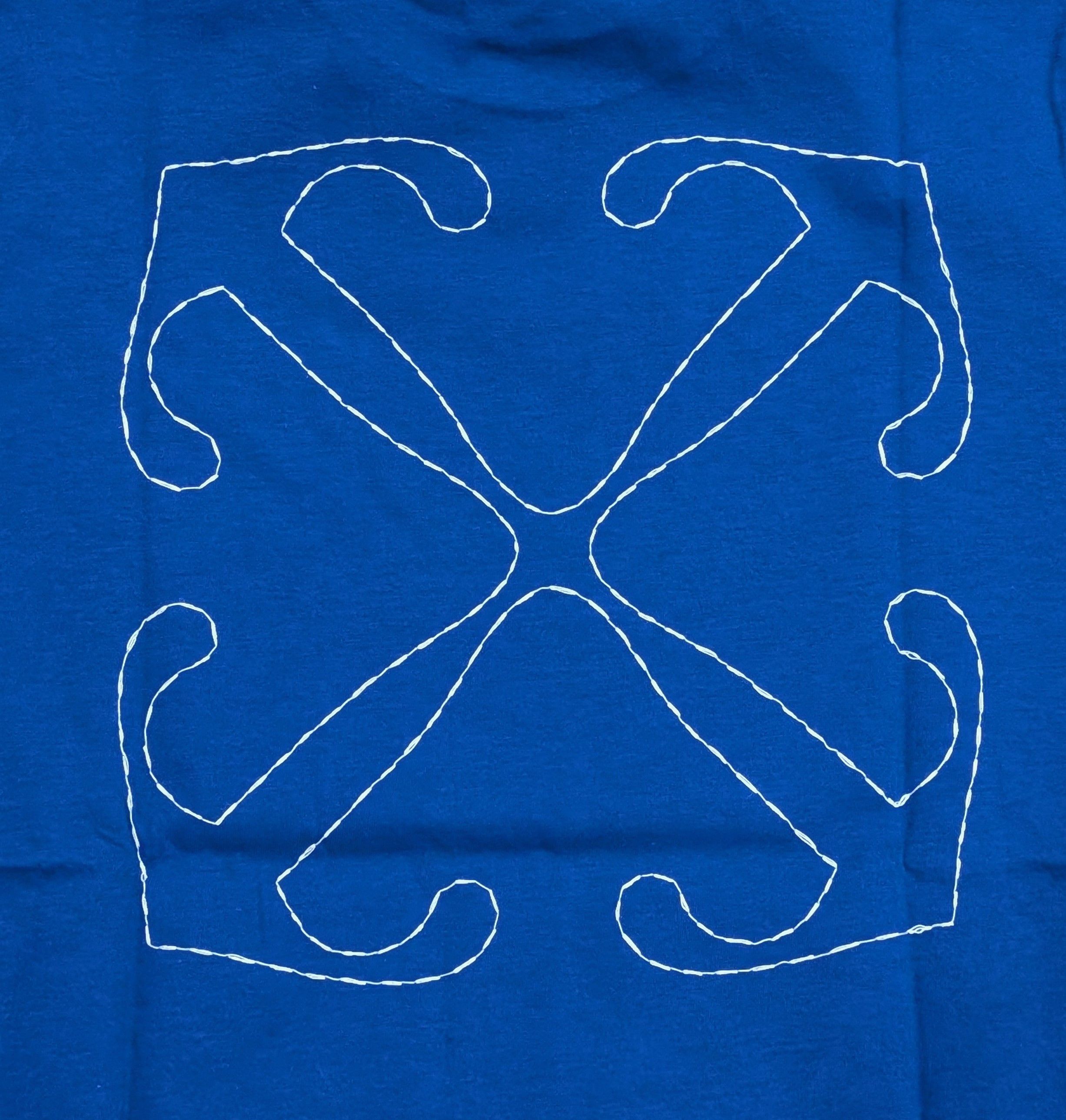 Off-White Off-White Slim Fit Logo Cotton T-Shirt Dark Blue Small Size US S / EU 44-46 / 1 - 3 Thumbnail