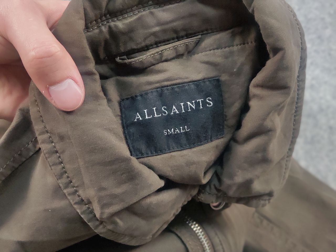 Allsaints Allsaints Nicks Ramskull Military Bomber Jacket Vintage LGB Size US S / EU 44-46 / 1 - 17 Thumbnail