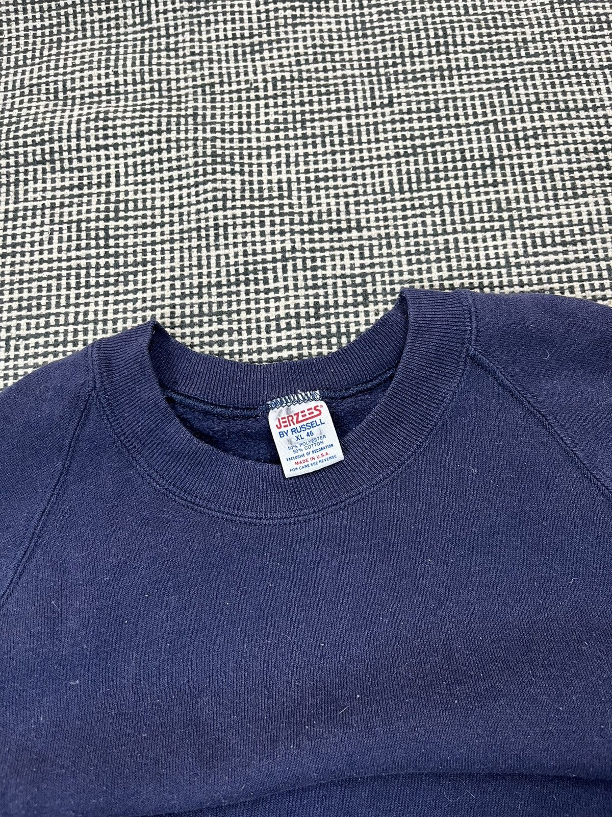 Jerzees × Vintage ➕ 80s Jerseez blank vintage sweatshirt Russell made in usa Size US XL / EU 56 / 4 - 2 Thumbnail