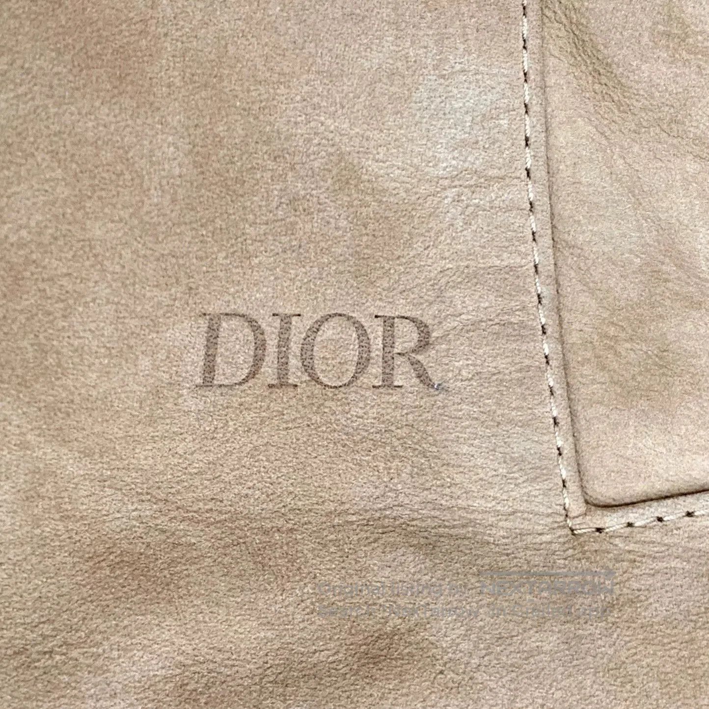 Dior brown leather multi-pocket hooded jacket. Size US L / EU 52-54 / 3 - 5 Thumbnail