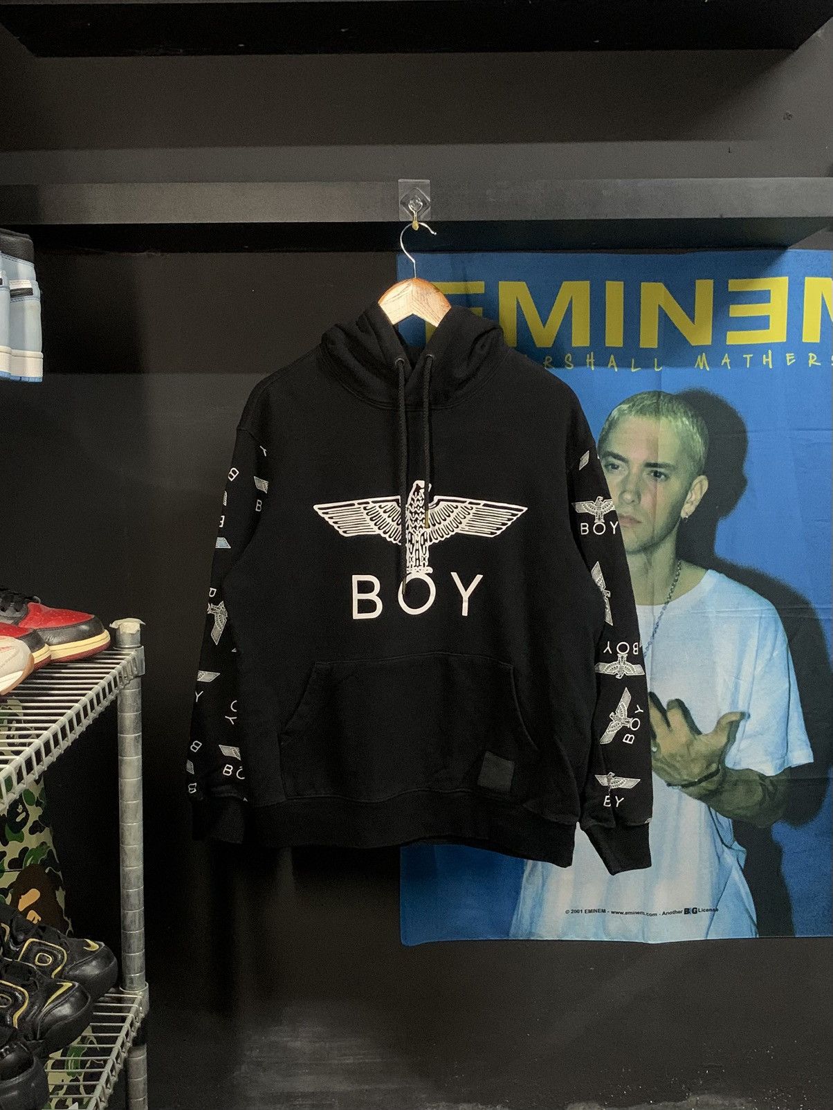 Boy London BOY LONDON BIG LOGO HOODIE Size US XL / EU 56 / 4 - 1 Thumbnail