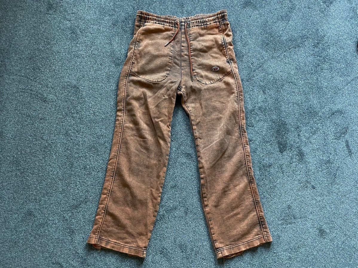 Diesel Diesel orange denim skate/streetwear/buggy pants Size US 32 / EU 48 - 1 Thumbnail