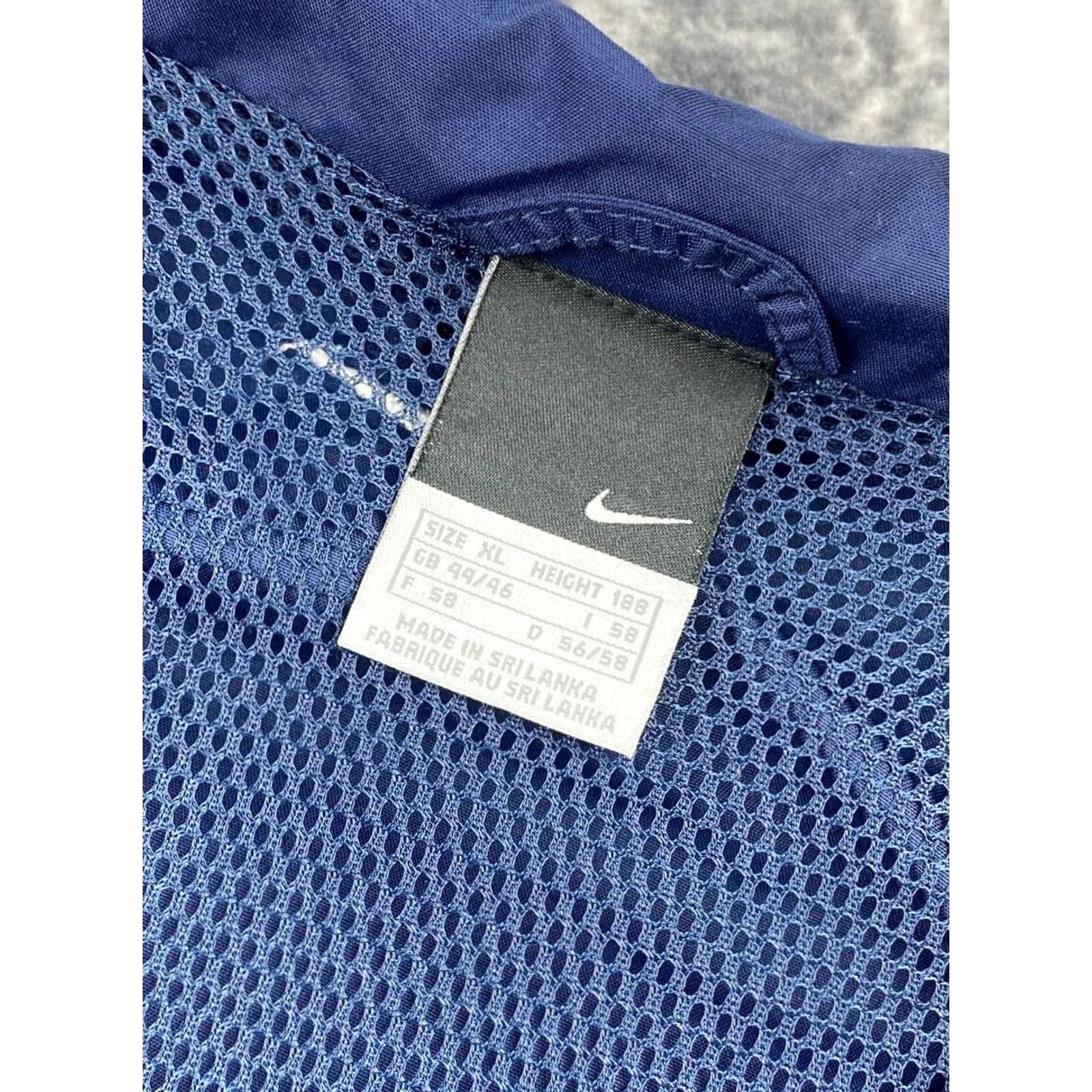 Nike VINTAGE Nike Tracksuit Jacket Pants 2 Piece XL Blue Mens Nike Tracksuit XL Blue Swoosh Y2K Size 46R - 4 Thumbnail
