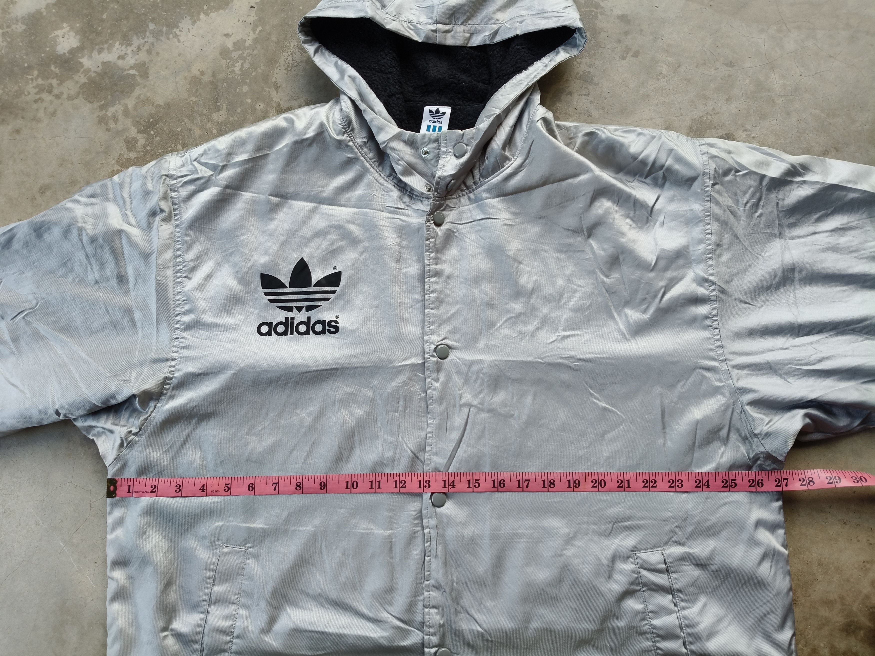 Adidas Vintage Adidas Parka Sherpa Jacket Size US L / EU 52-54 / 3 - 14 Thumbnail