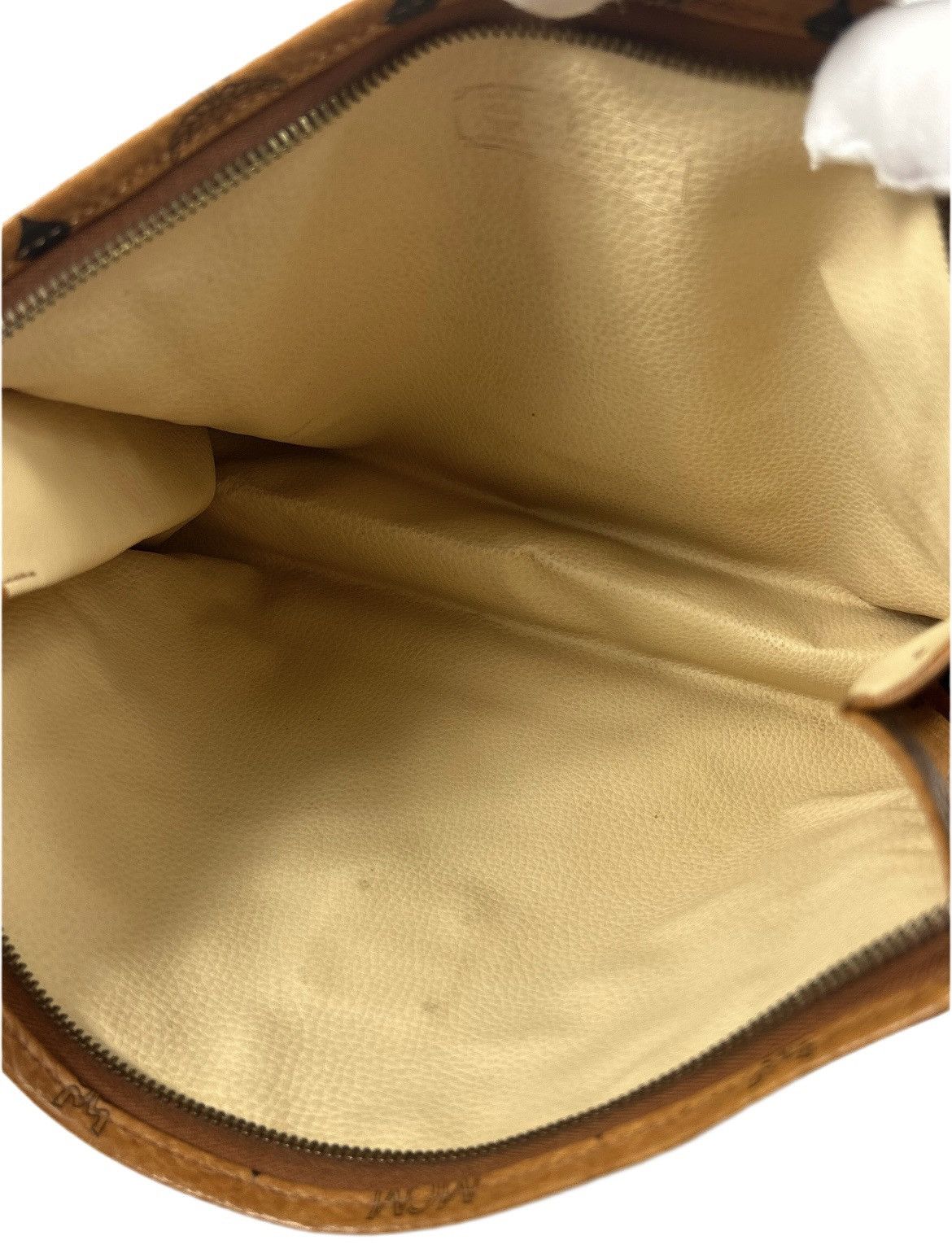 MCM MCM Cognac Leather Clutch Bag Size ONE SIZE - 6 Thumbnail