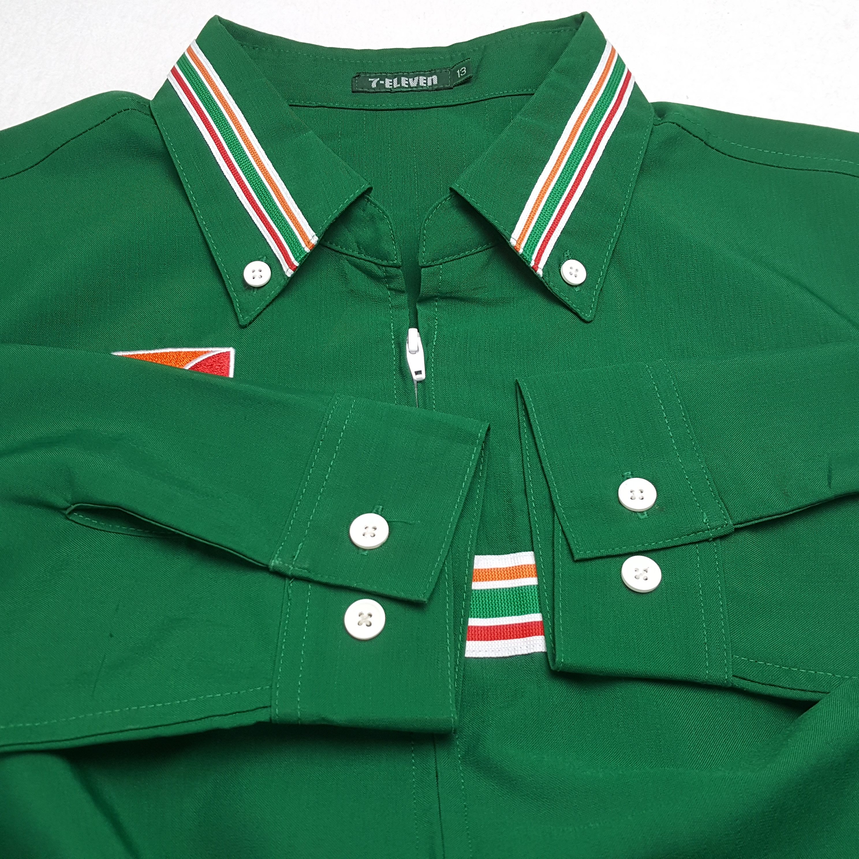 Japanese Brand × Vintage Vintage 7-ELEVEn Japanese Workers Uniform Jacket Size US M / EU 48-50 / 2 - 9 Thumbnail