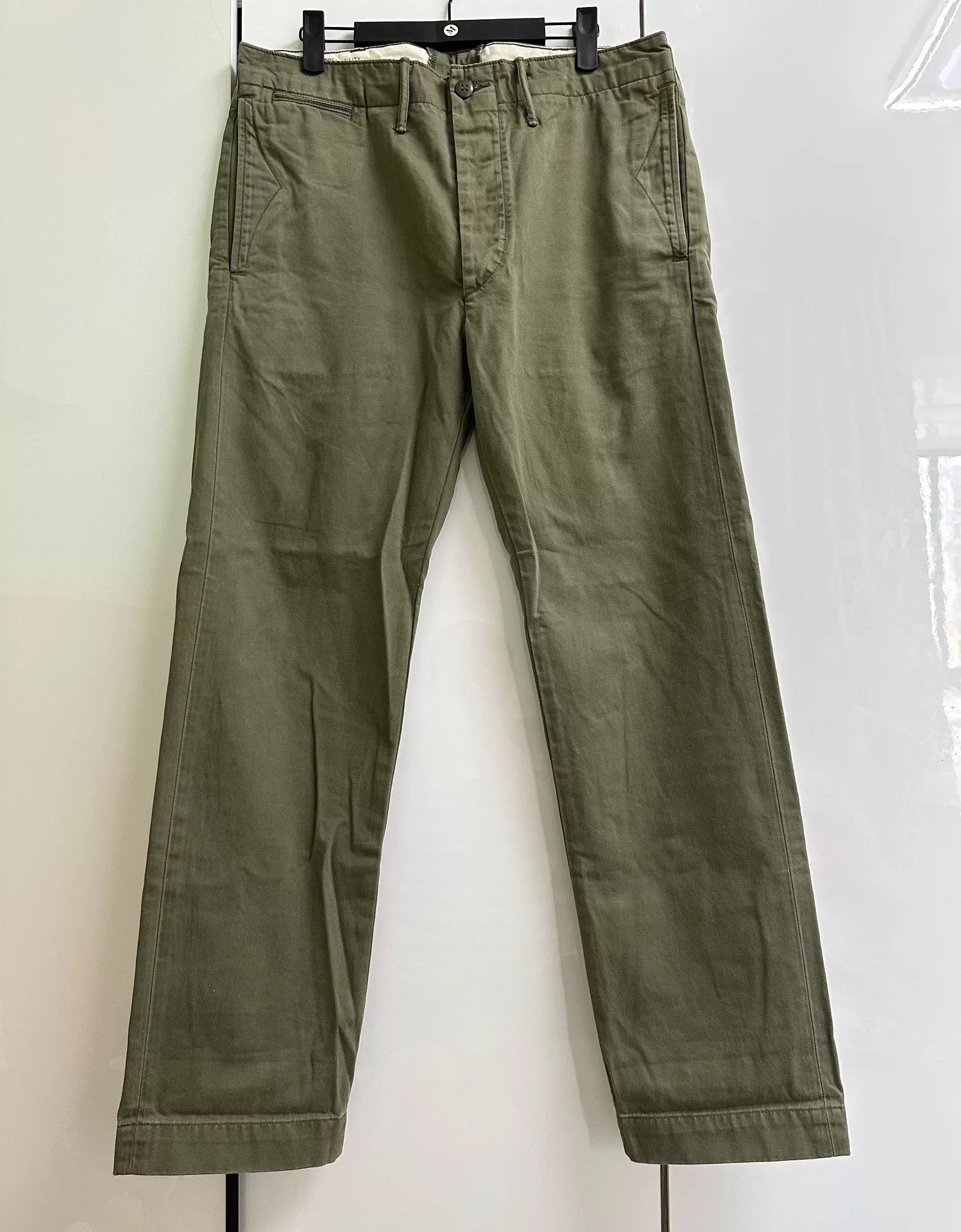RRL Ralph Lauren RRL Men's Khaki Pants 32/30 Size US 28 / EU 44 - 1 Thumbnail