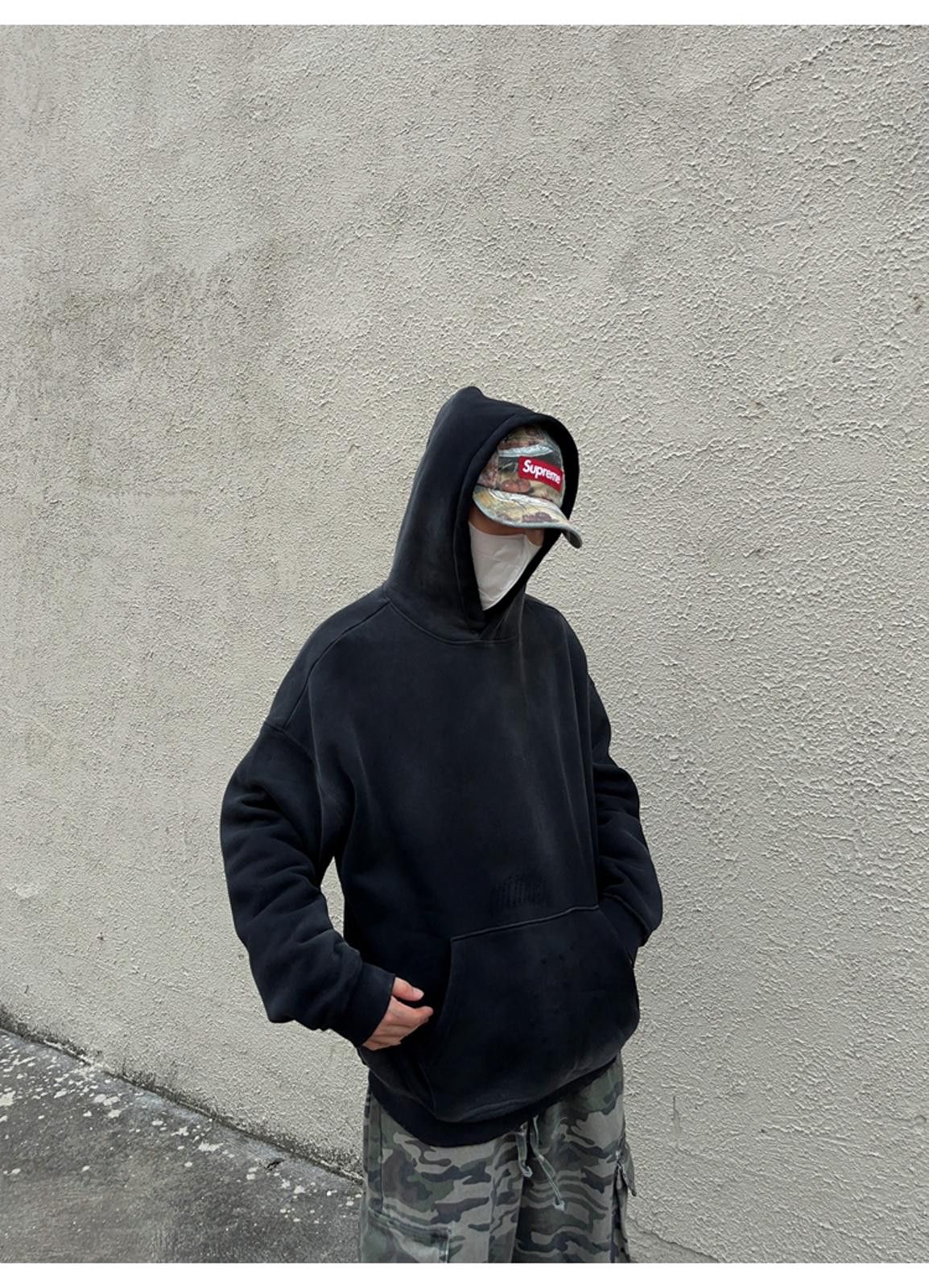 Black Hoodie - Comfortable Casual Wear / Cleanfit