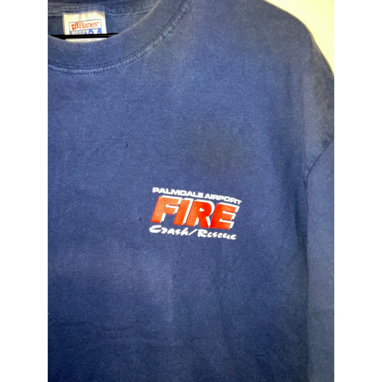 Hanes Vintage 9/11 Shirt Palmdale Airport Fire Sept 11 09-11-01 XL Size US XL / EU 56 / 4 - 3 Thumbnail