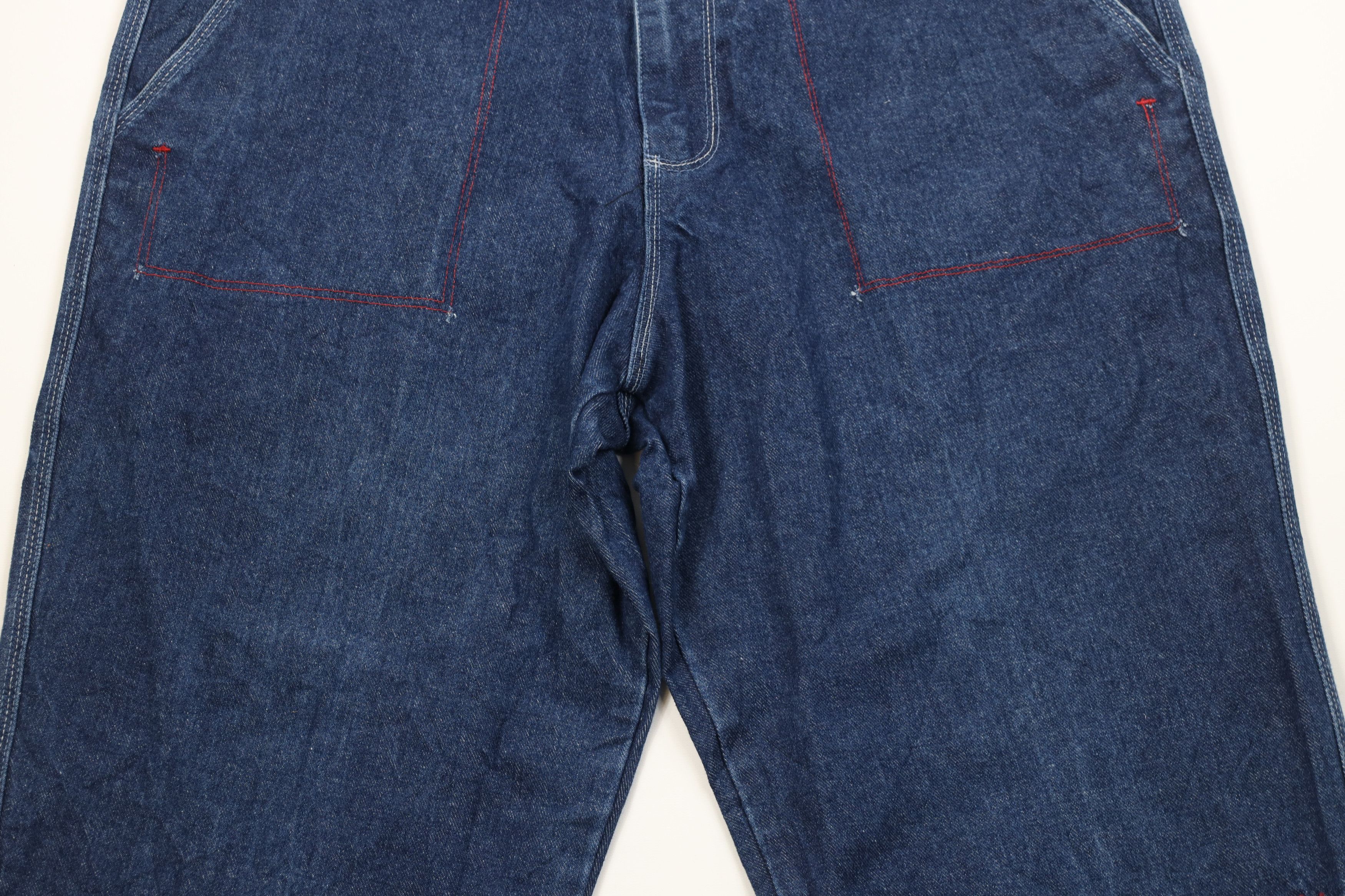 Fubu Vintage Y2K FUBU Muhammad Ali Wide Leg Denim Jeans Blue Size US 42 / EU 58 - 3 Thumbnail