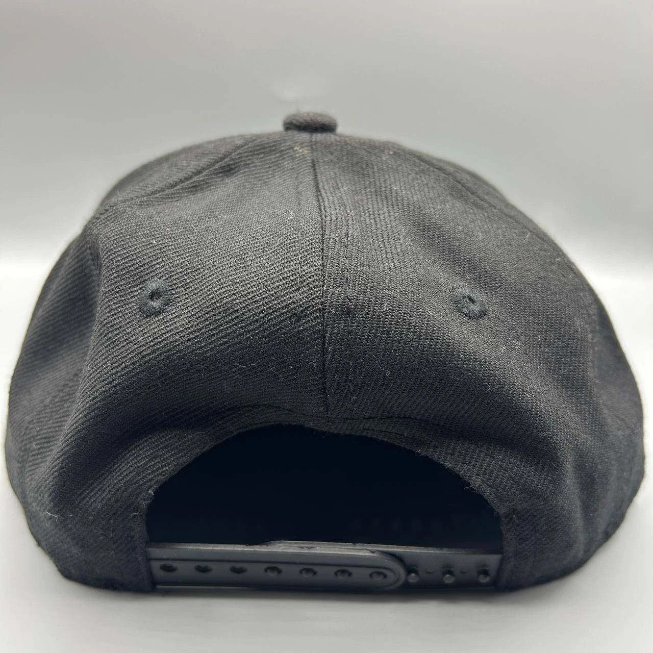 New Era New York Yankees Hat Men Black Embroidered Snap Back Wool Size ONE SIZE - 5 Thumbnail