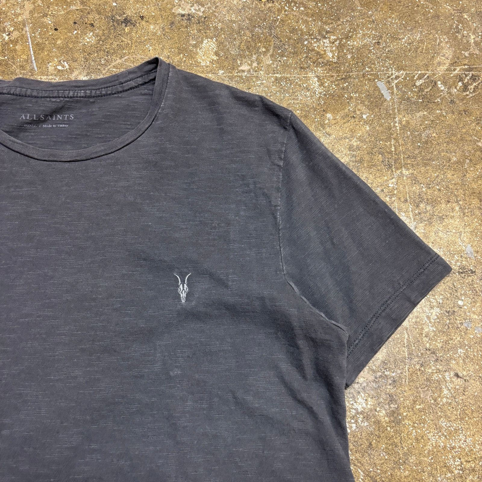 Allsaints Allsaints Soul Crew Short Sleeve Slub Cotton Shirt Men's S Size US S / EU 44-46 / 1 - 2 Thumbnail