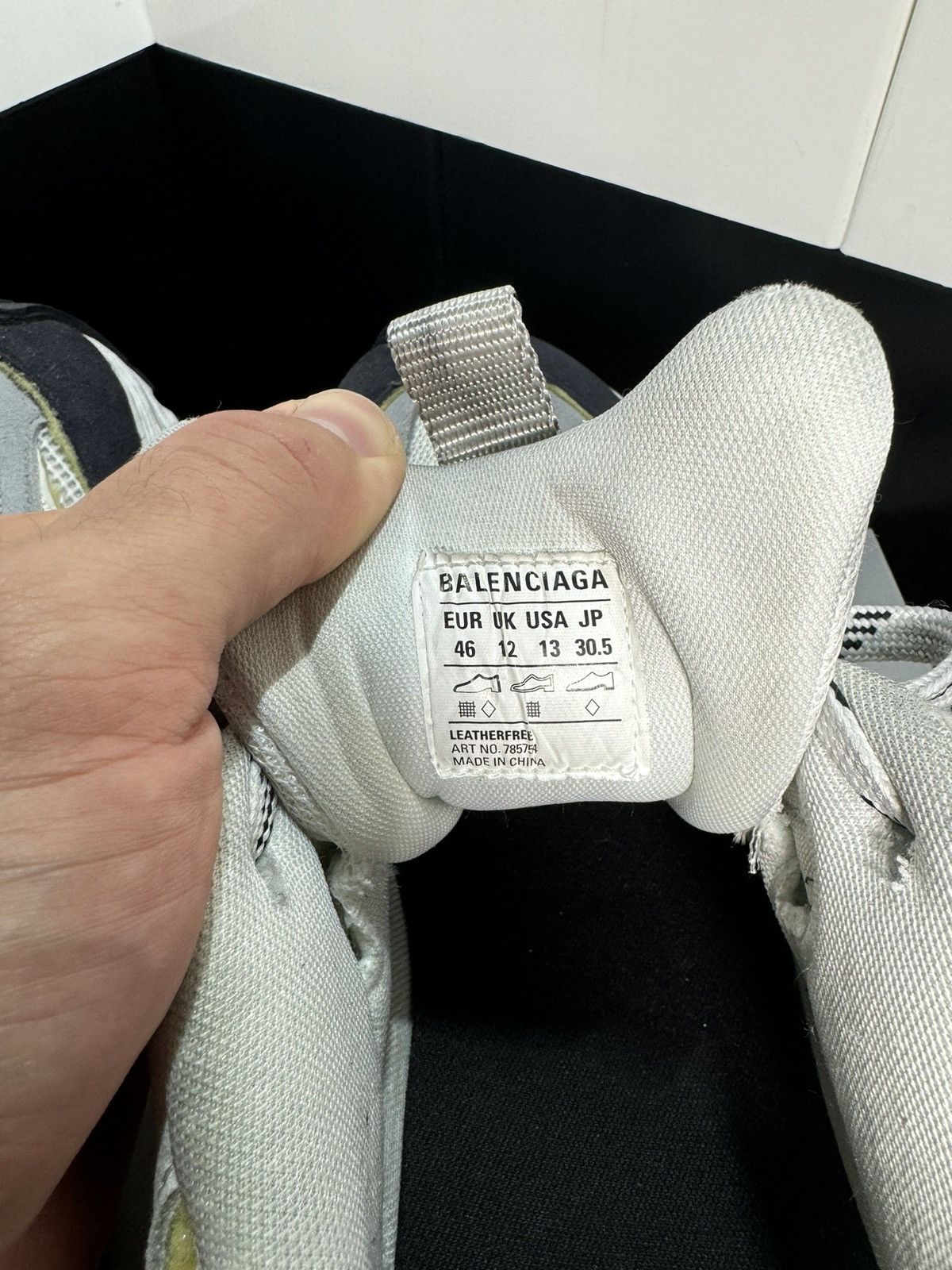 Balenciaga Balenciaga Cargo Black/White Size 46 (US13) Size US 13 / EU 46 - 6 Thumbnail
