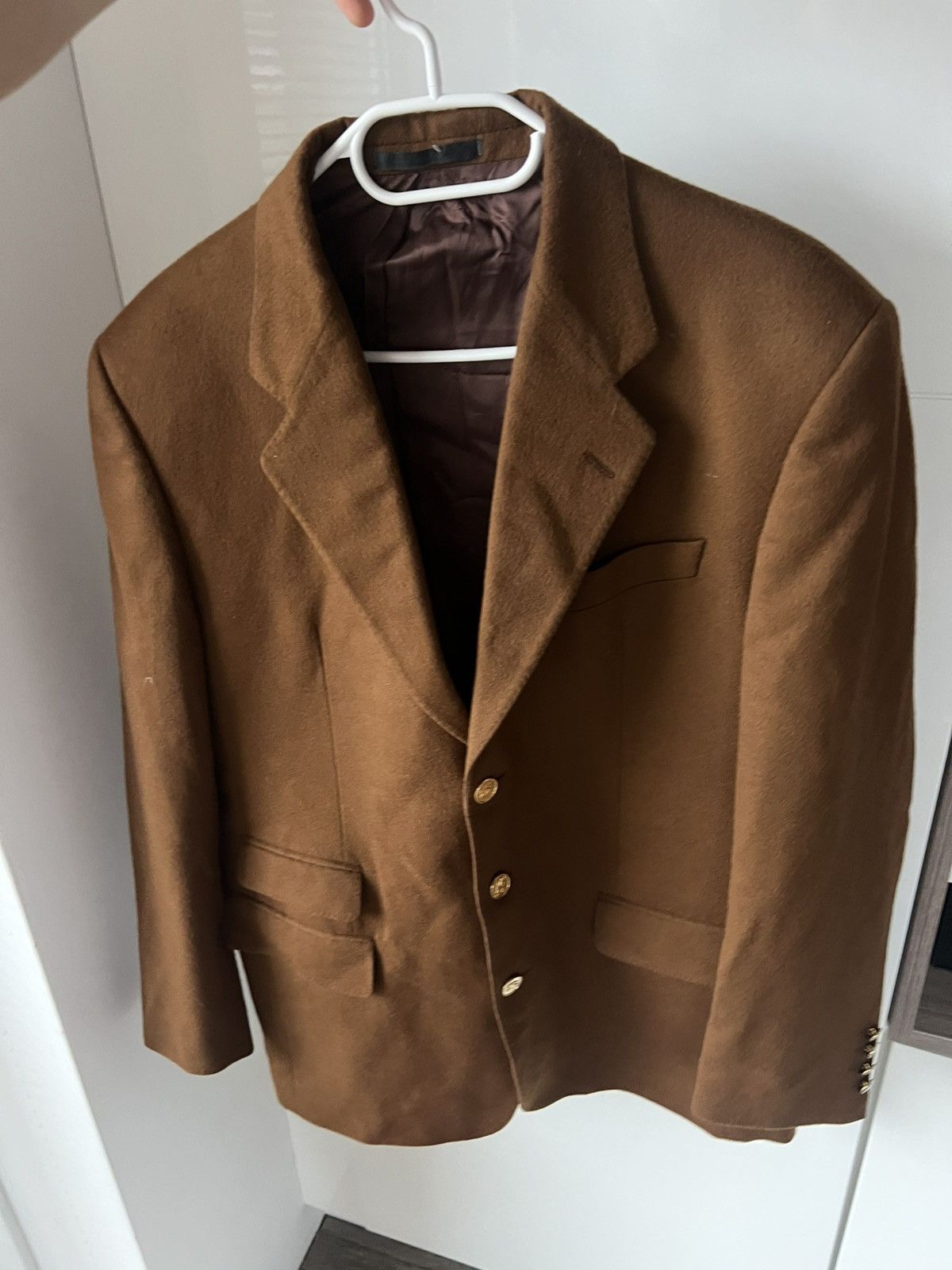 Burberry Very Rare Burberry Luxury Cashmere & Wool Exclusive Blazer Size 44R - 6 Thumbnail