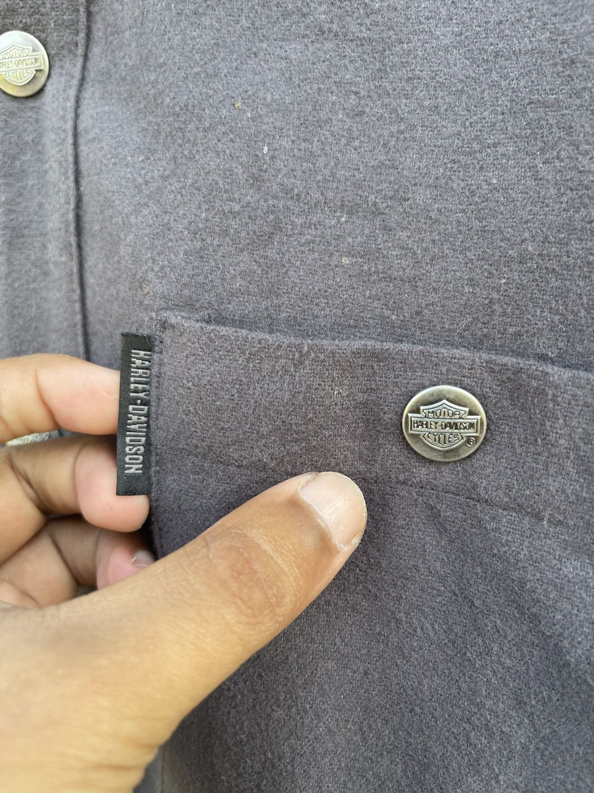 Harley Davidson F/W 2021 Harley Davidson Long-sleeve Work Shirt Snap Button Size US M / EU 48-50 / 2 - 6 Thumbnail